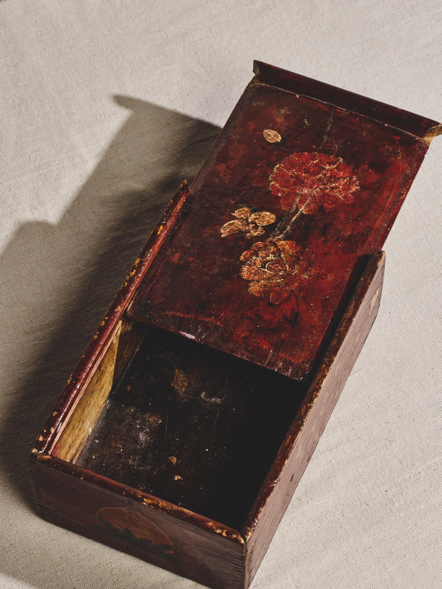 Scarlet Bloom Trinket Box