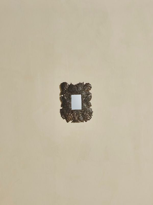 Leaf Motif Small Mirror by Norbert Milfort