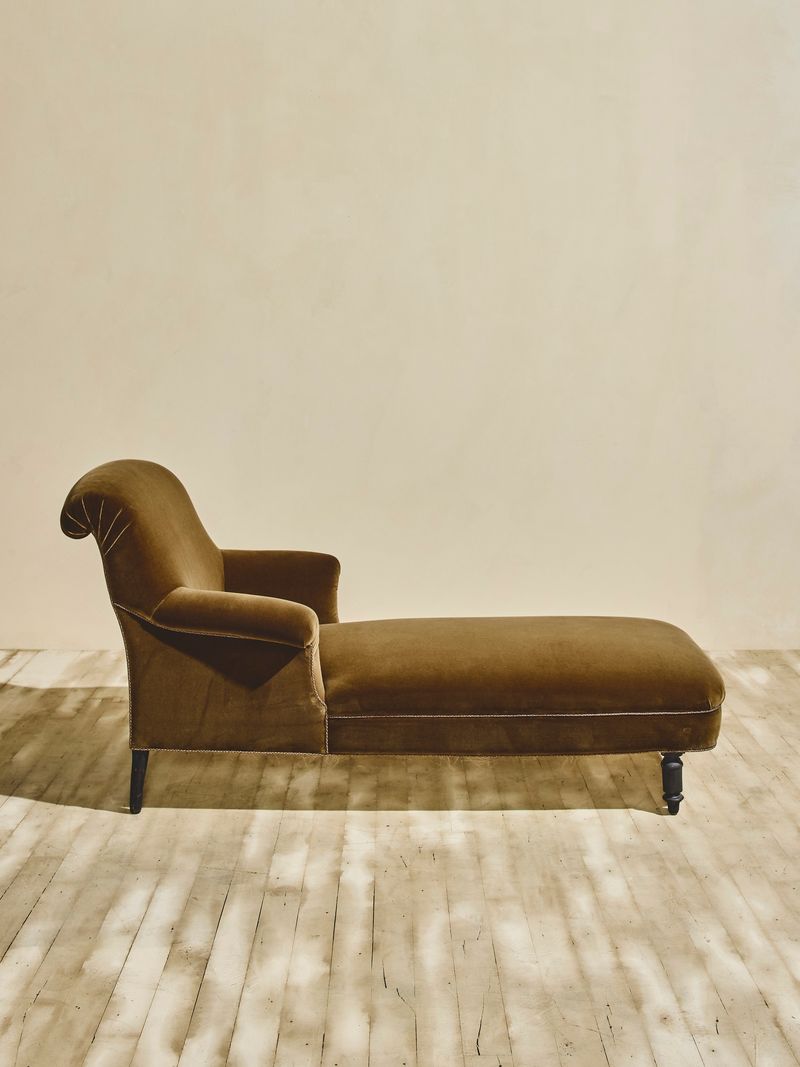 Velvet Chaise Lounge
