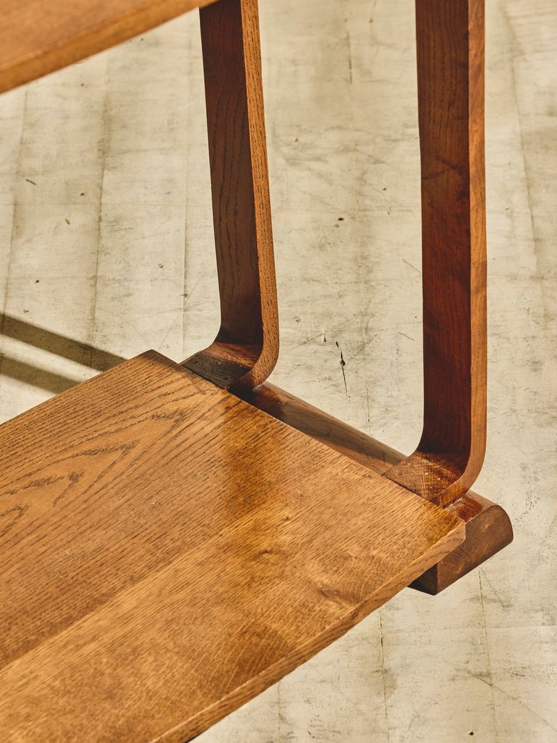 1930s French Walnut Side Table