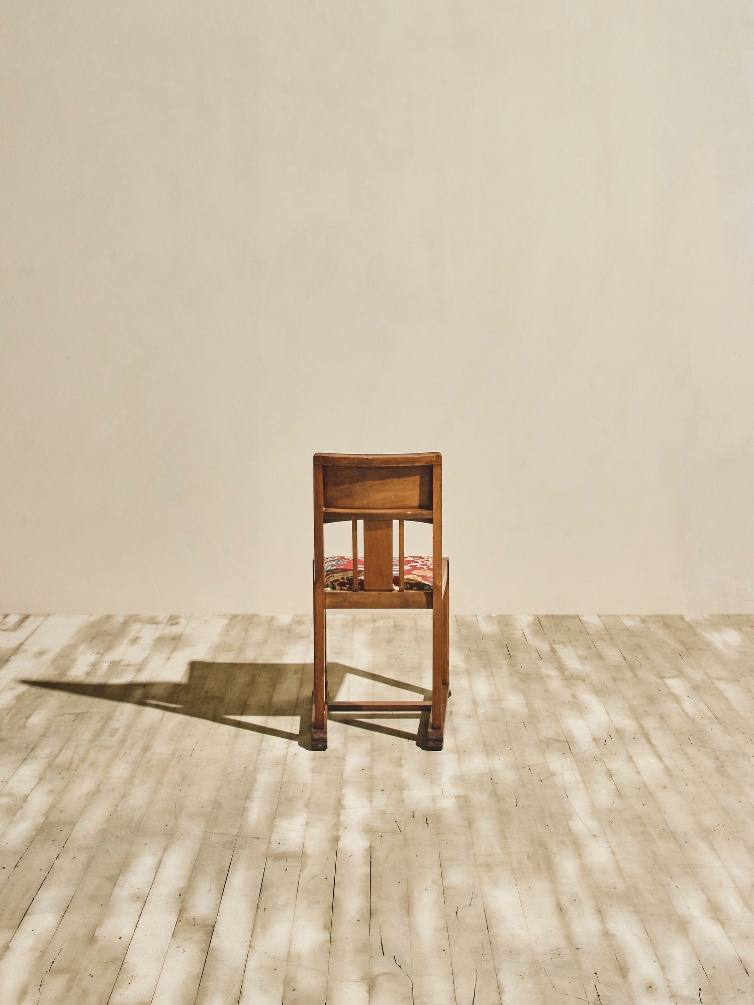 Set of 4 - 1920's Vintage Vermilion Flora Chairs