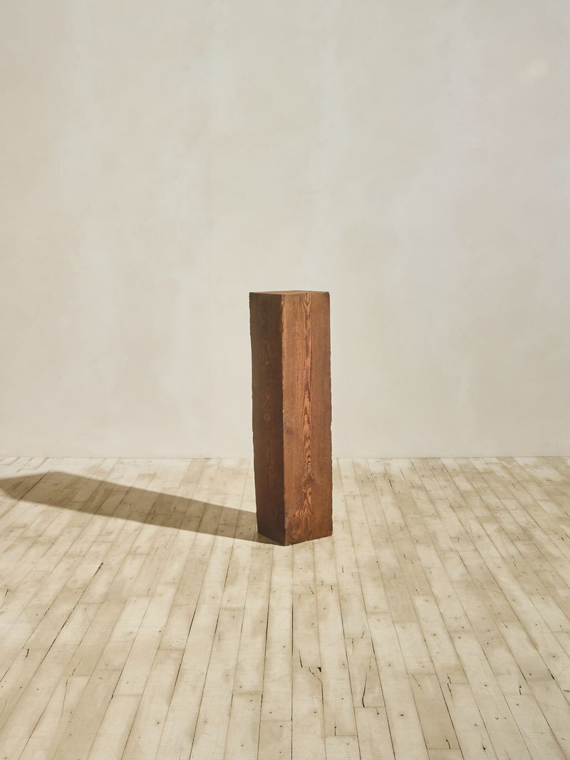 Hewn Wood Plinths