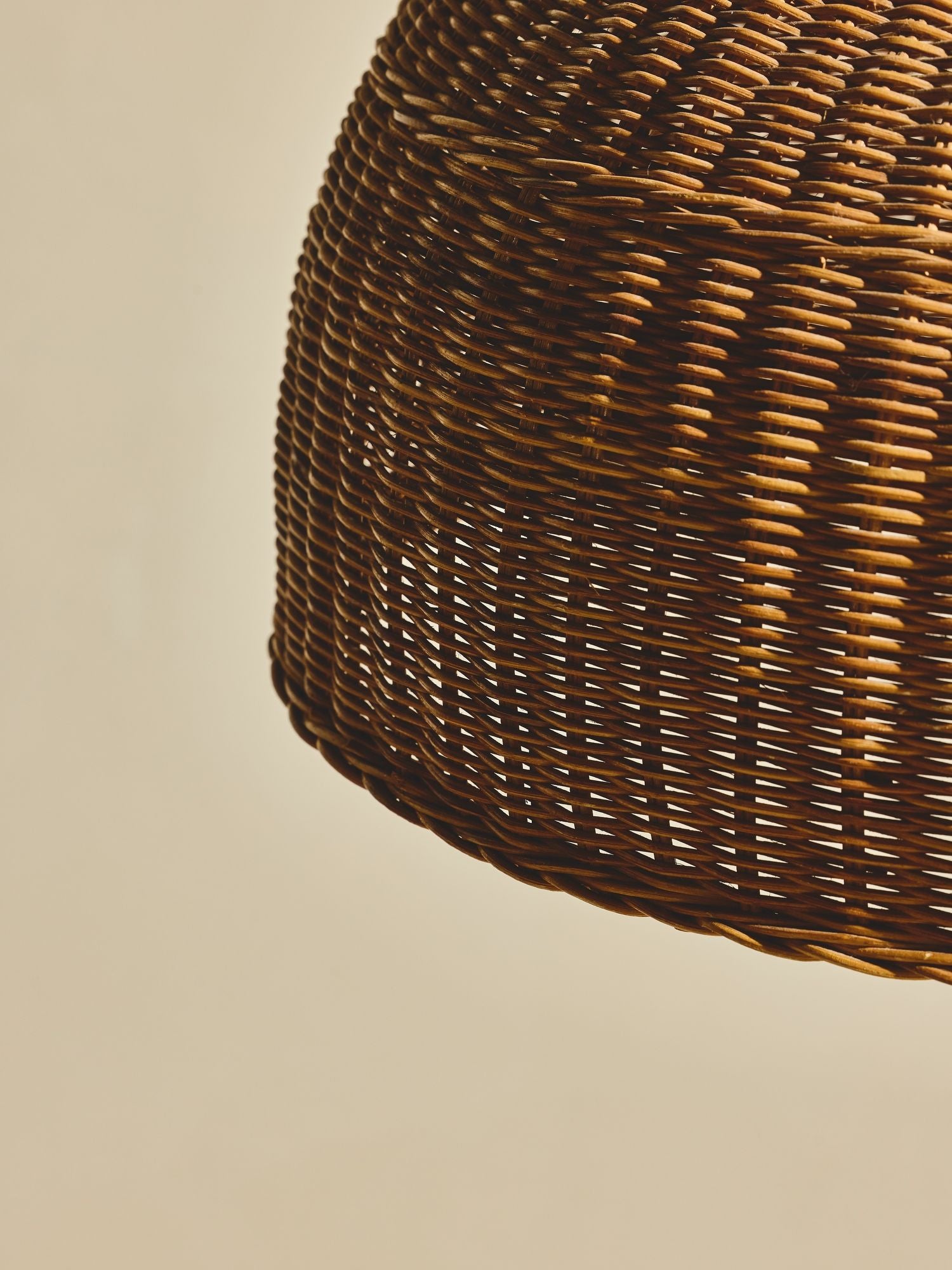 Woven Rattan Floor Lamp