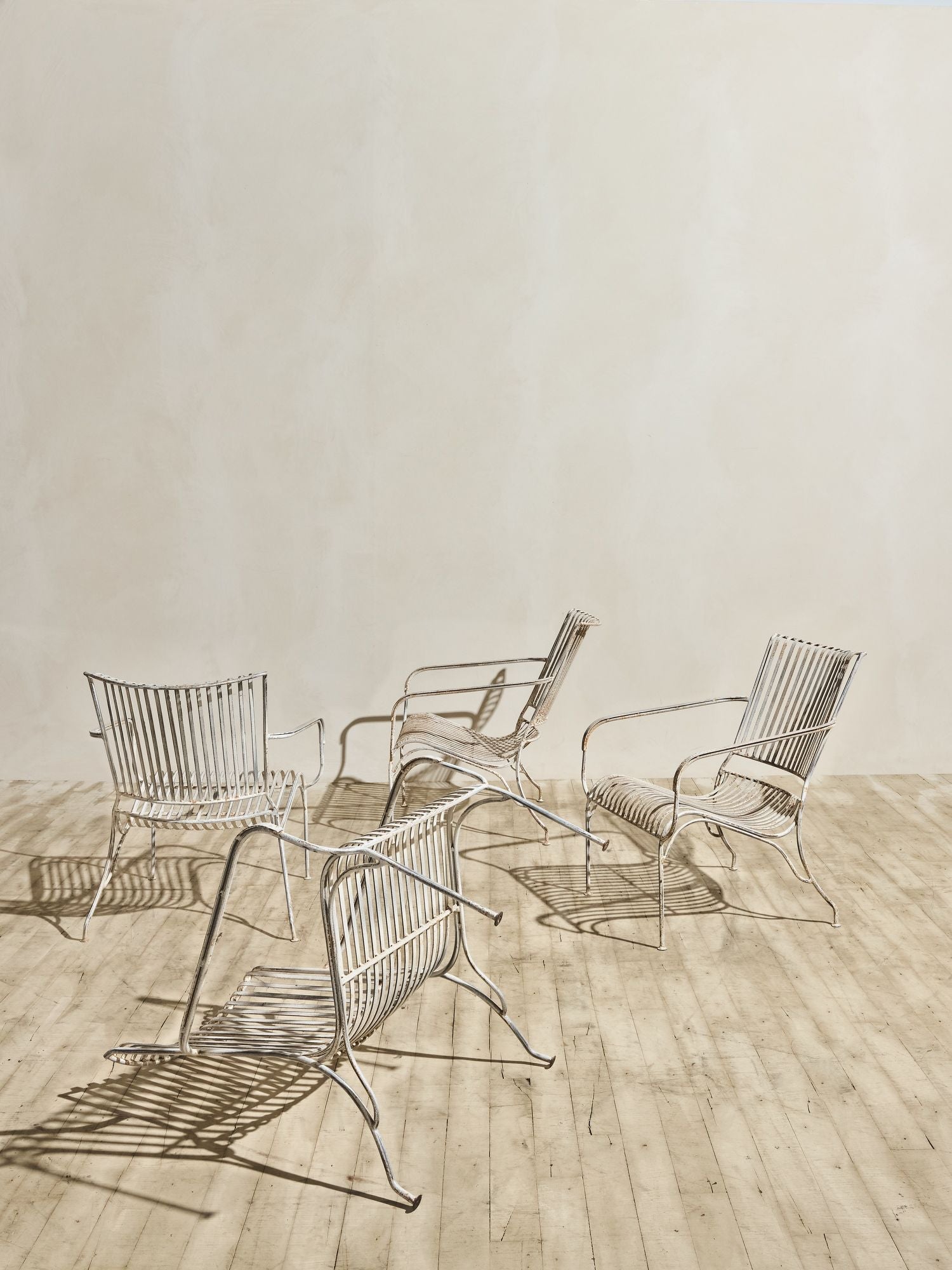 French Wrought Iron Garden Chairs