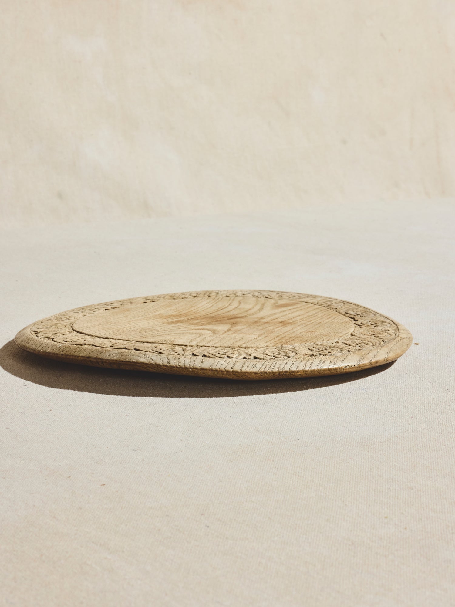 Carved Oak Breadboard