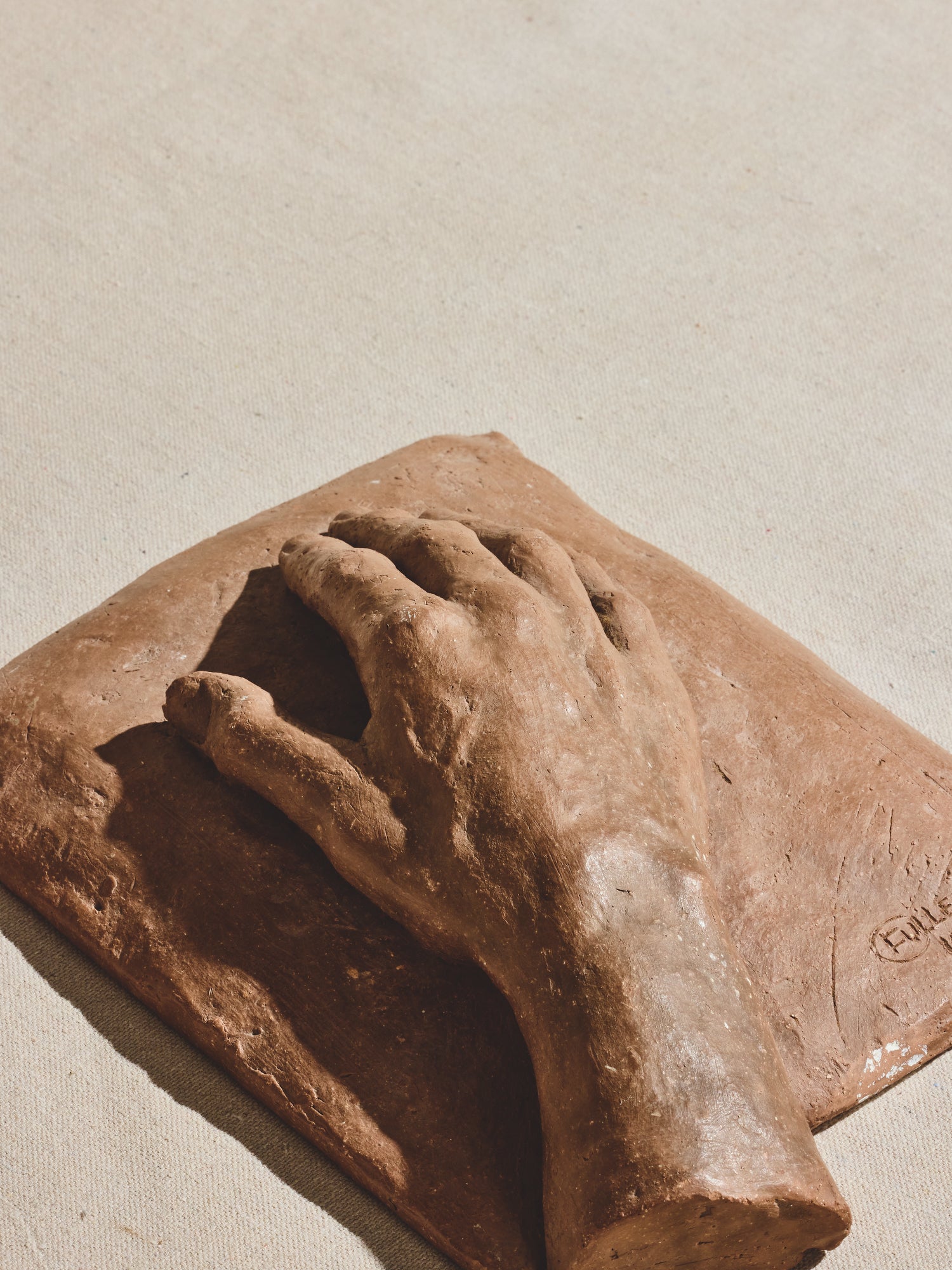 Modeled Clay Hand