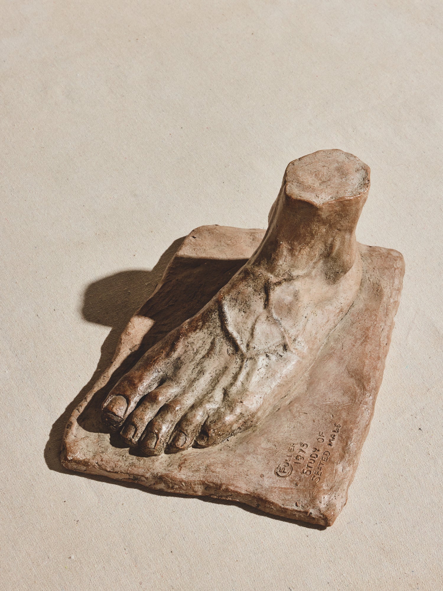 Modeled Clay Foot