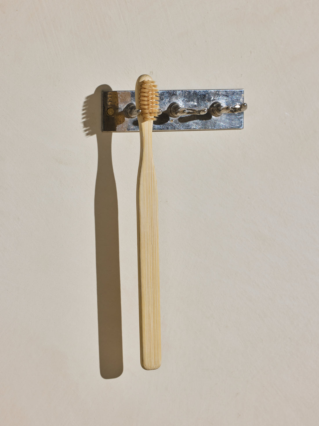 Nickel Toothbrush Holder