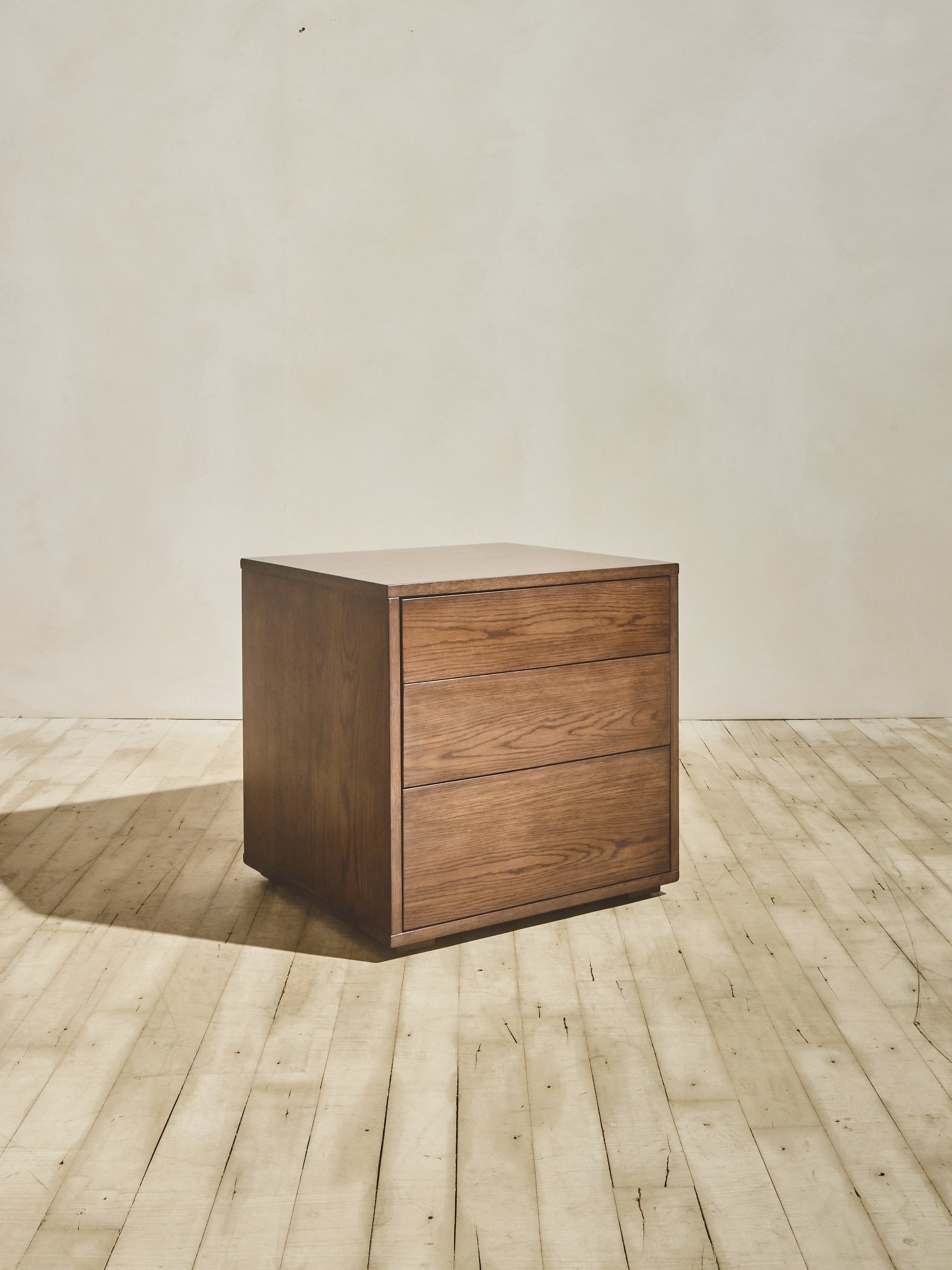 Minimalist Ghent Side Table in natural finish.