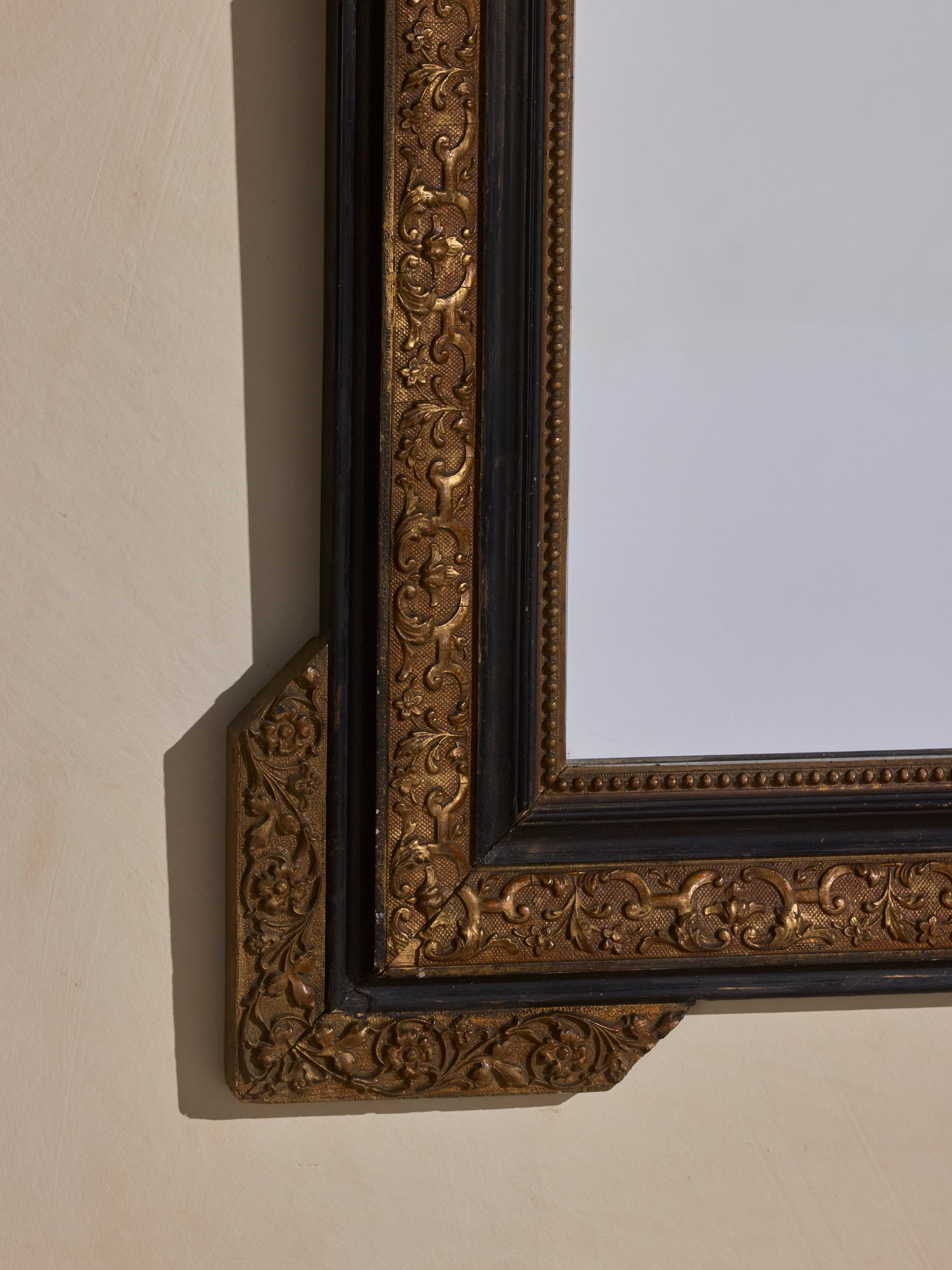 19th C. Gold Gilt Mirror