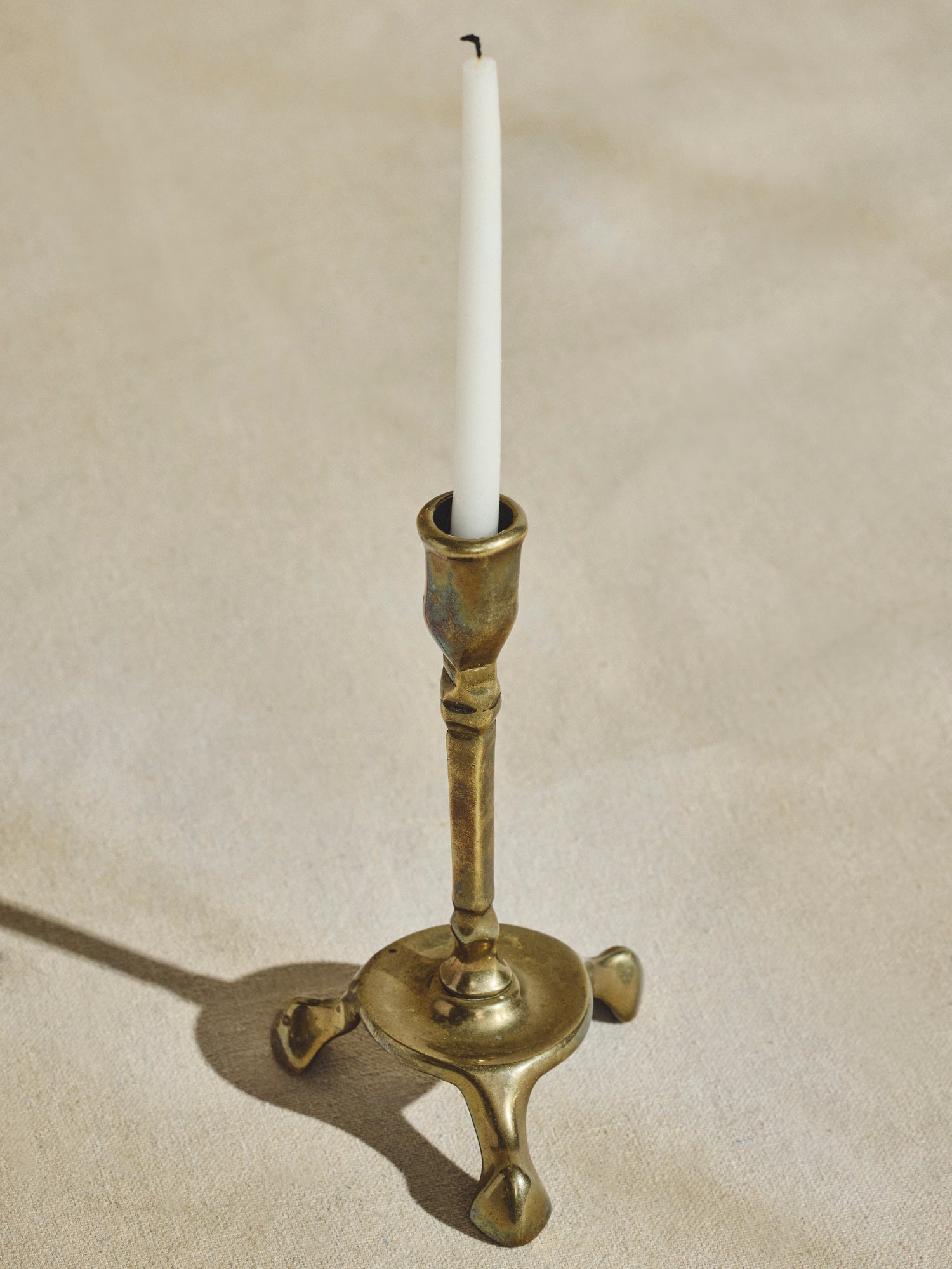 Brass Tripod Candle Holder