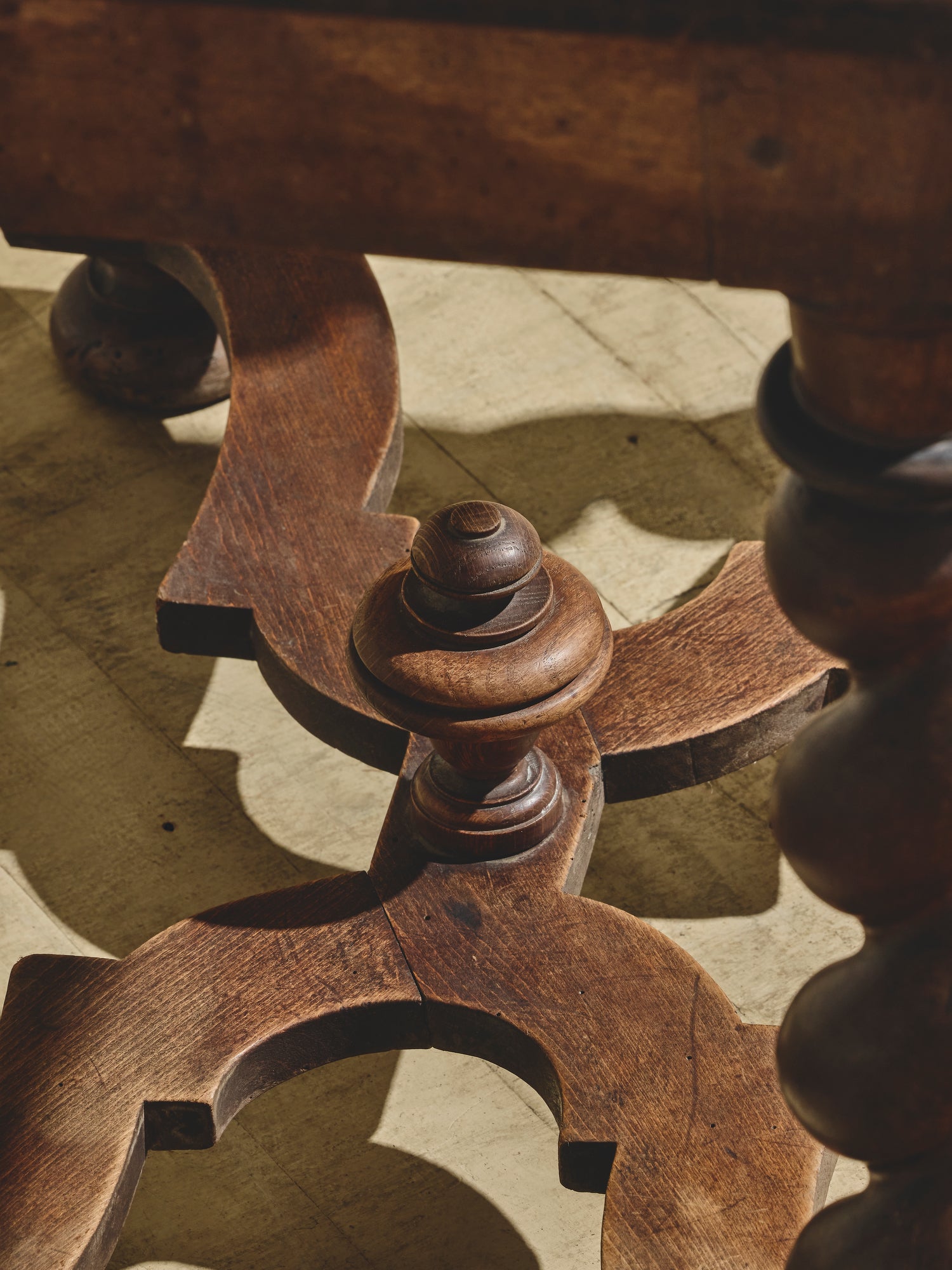 French Walnut Turn Table