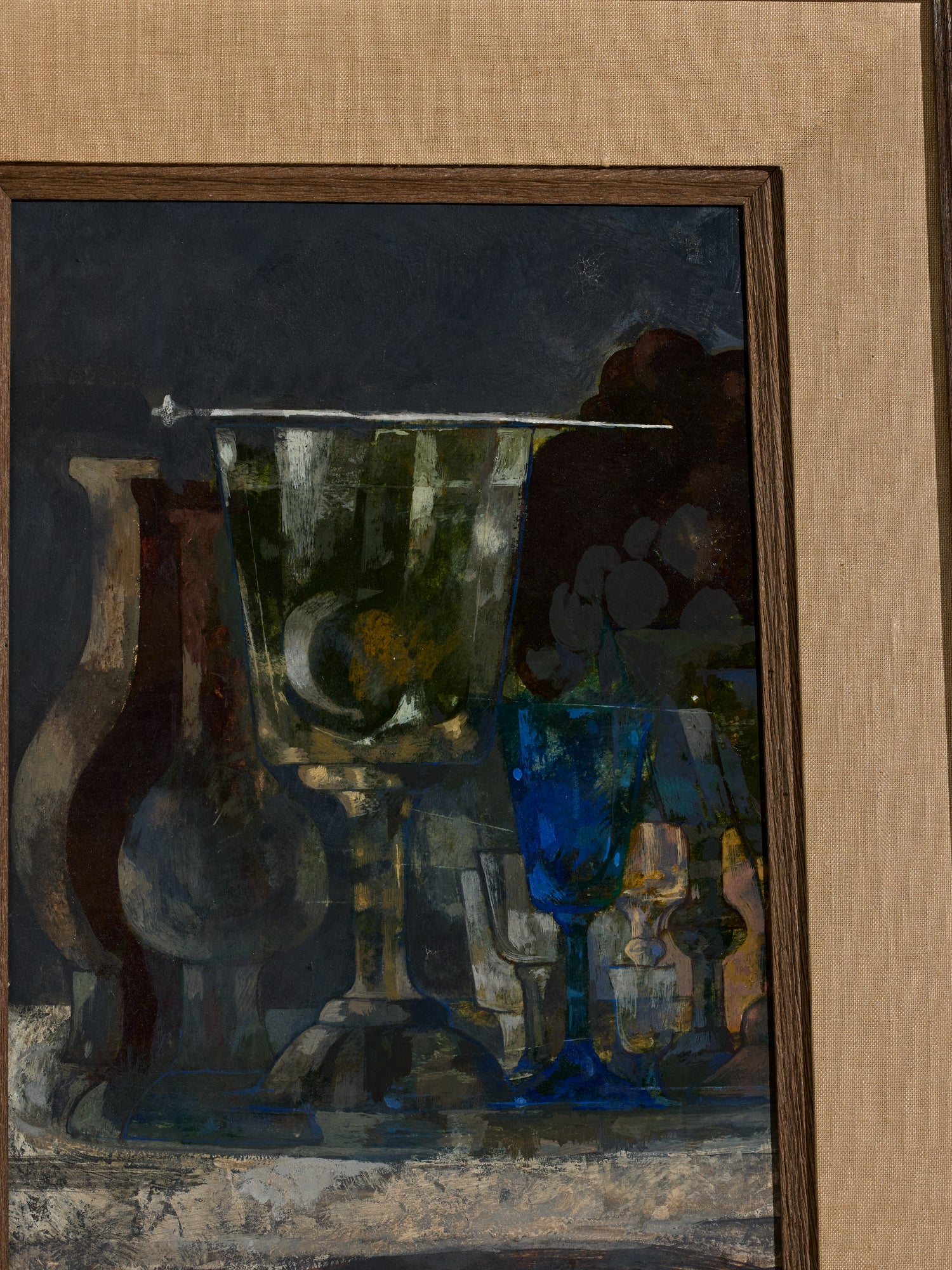 Still Life with Wine Glass Painting