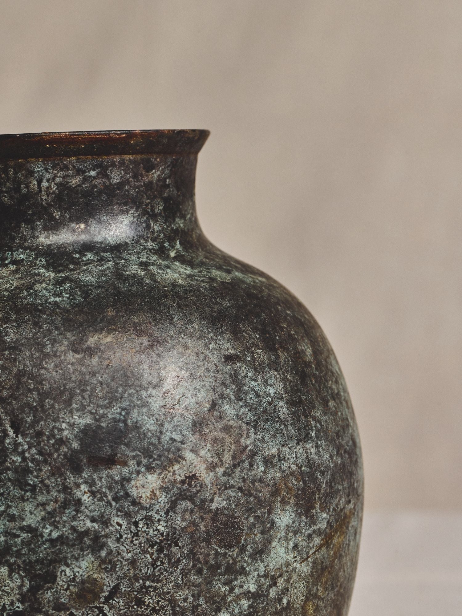 Verdigris Urn Vase