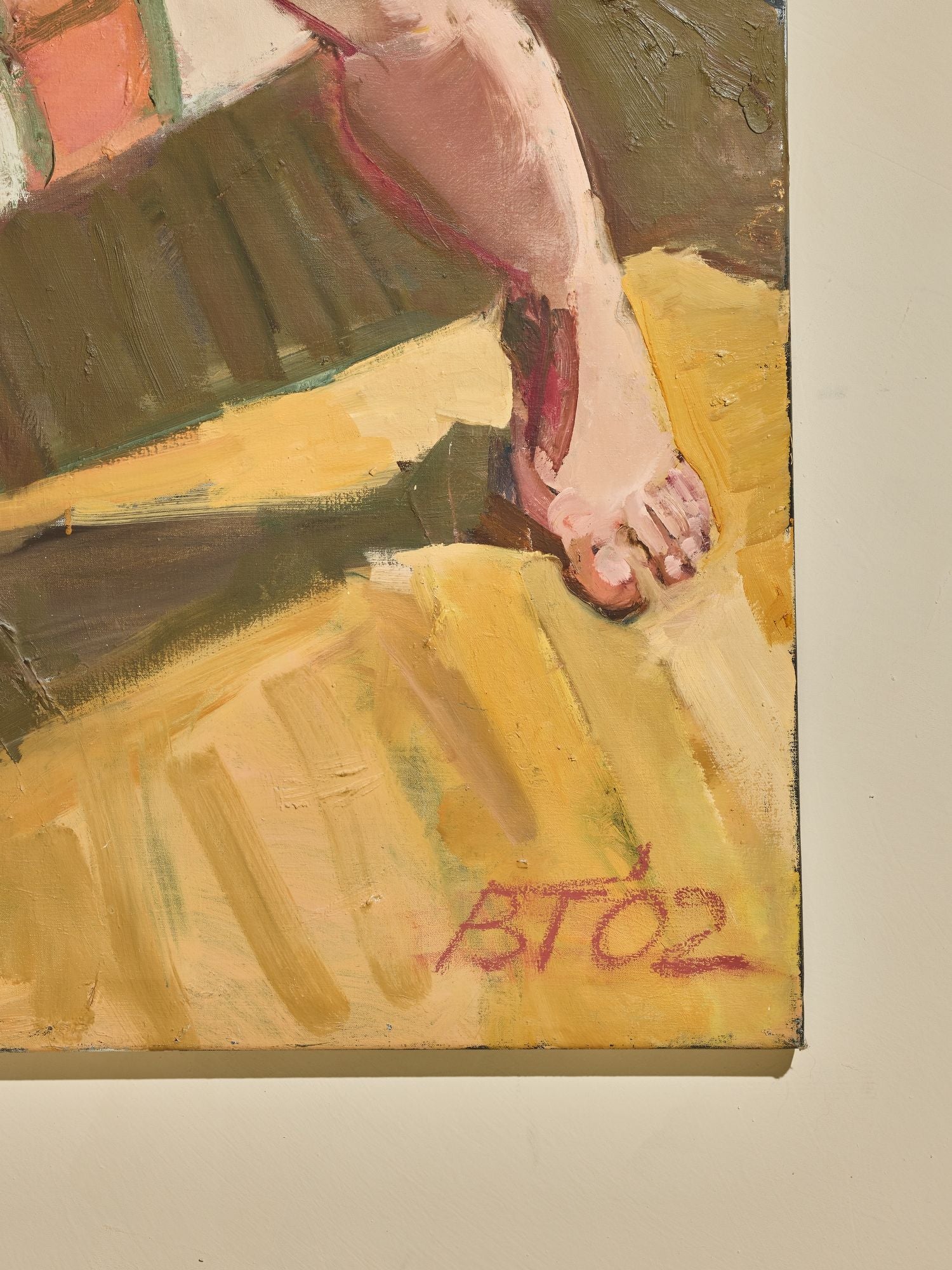 Barbara Trentham Self Portrait on Canvas