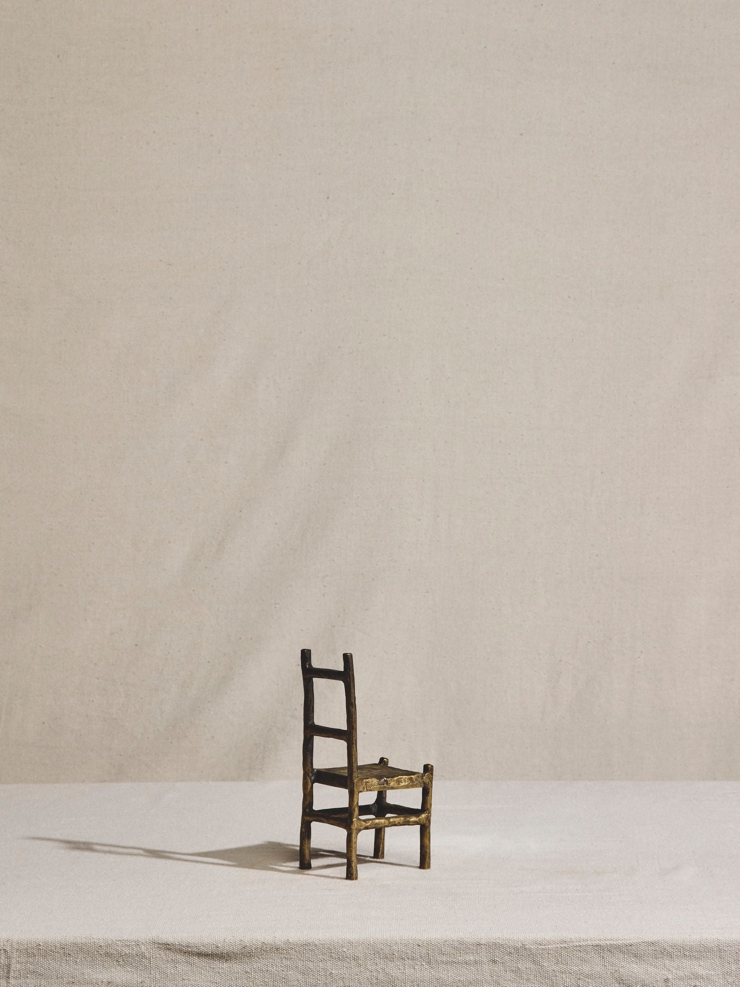 Cast Iron Chair Sculpture