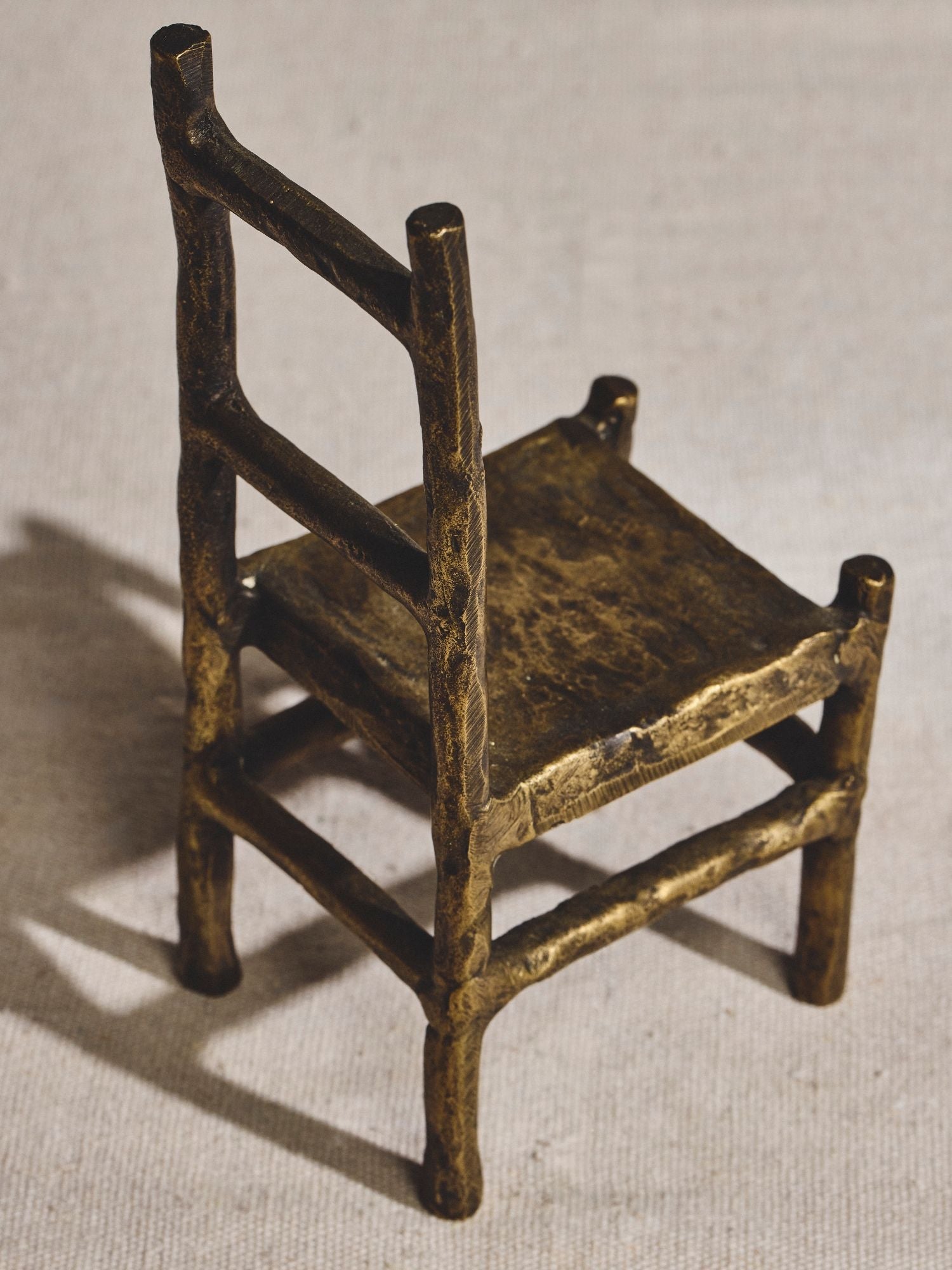 Cast Iron Chair Sculpture