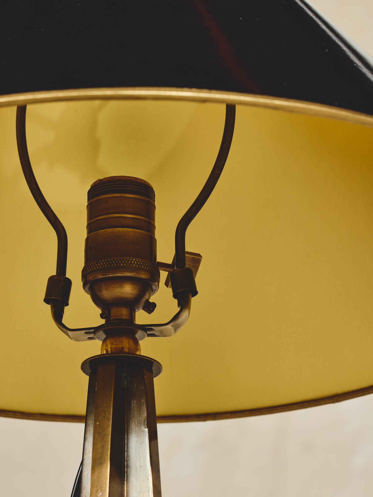 French Brass Table Lamp