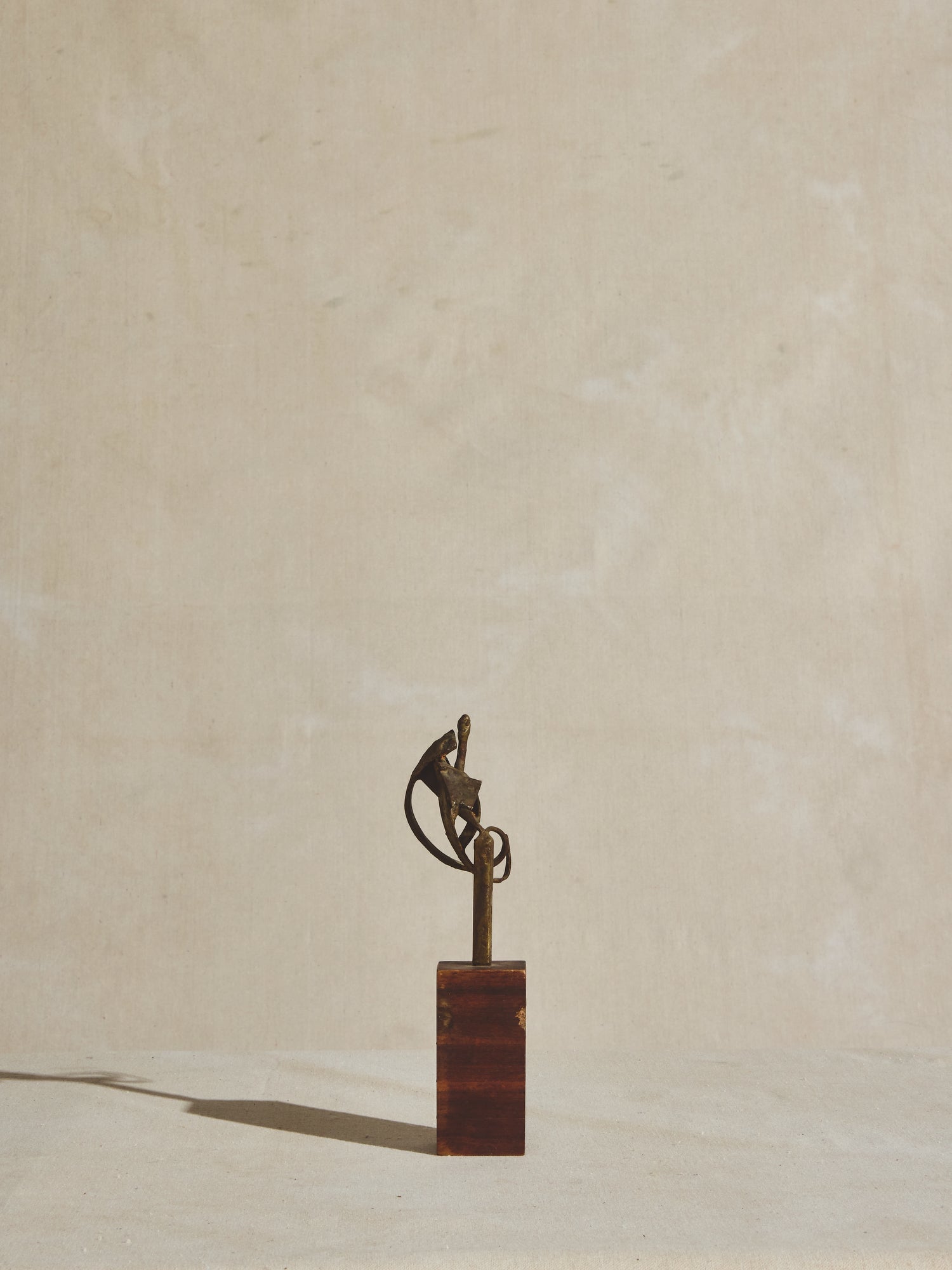 Sculpture abstraite en bronze