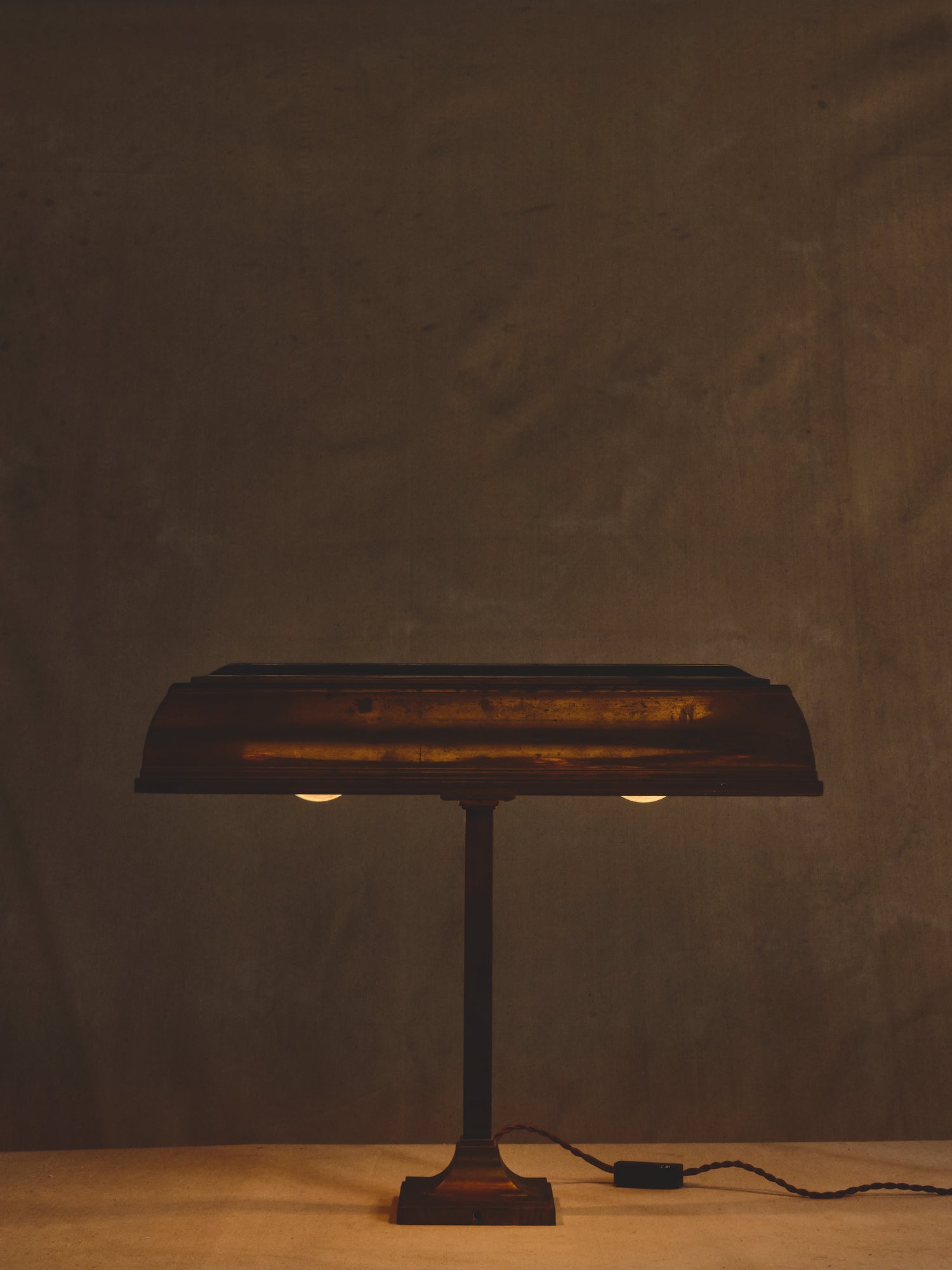 Lucide BANKER - Desk lamp - 1xE14 - Bronze