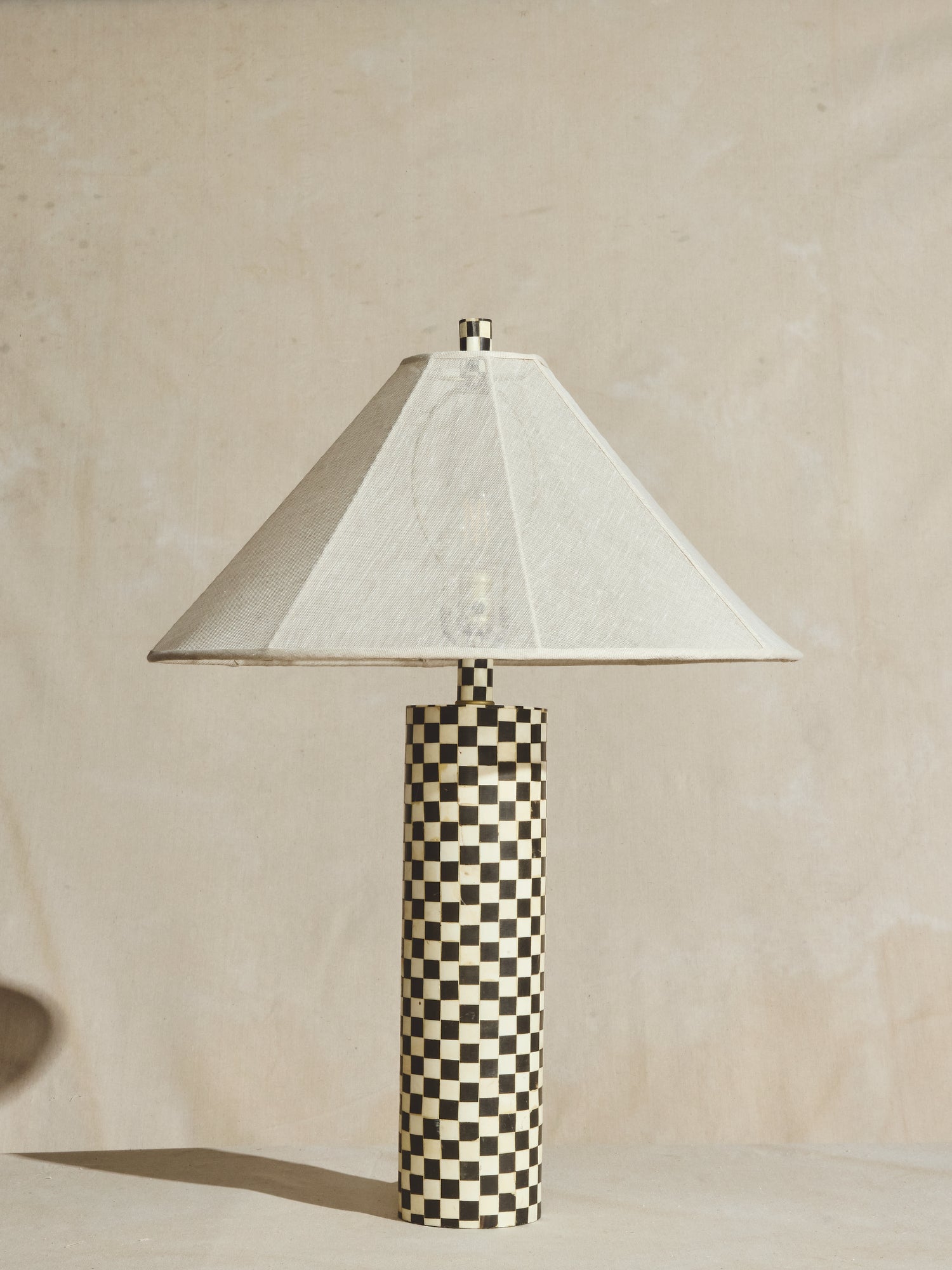 Checkered Bone Lamps