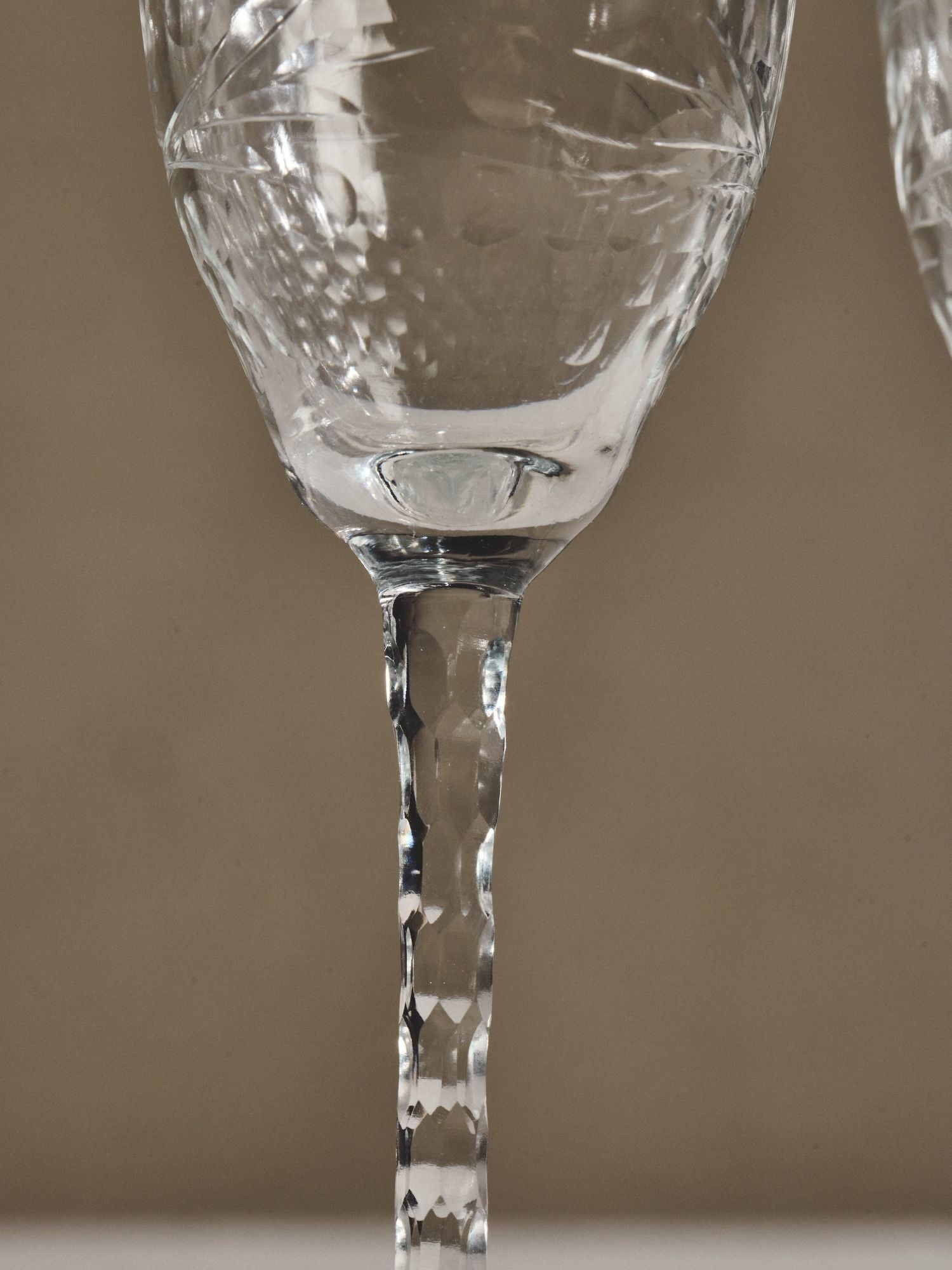 Etched Crystal Cordials