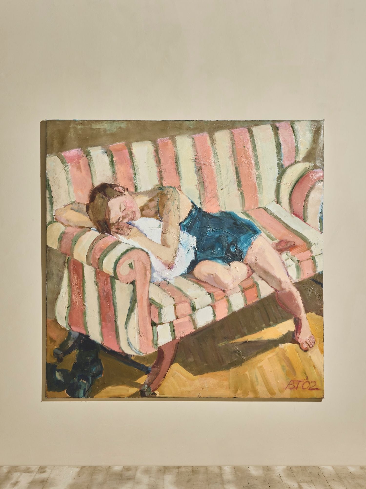 Barbara Trentham Self Portrait on Canvas