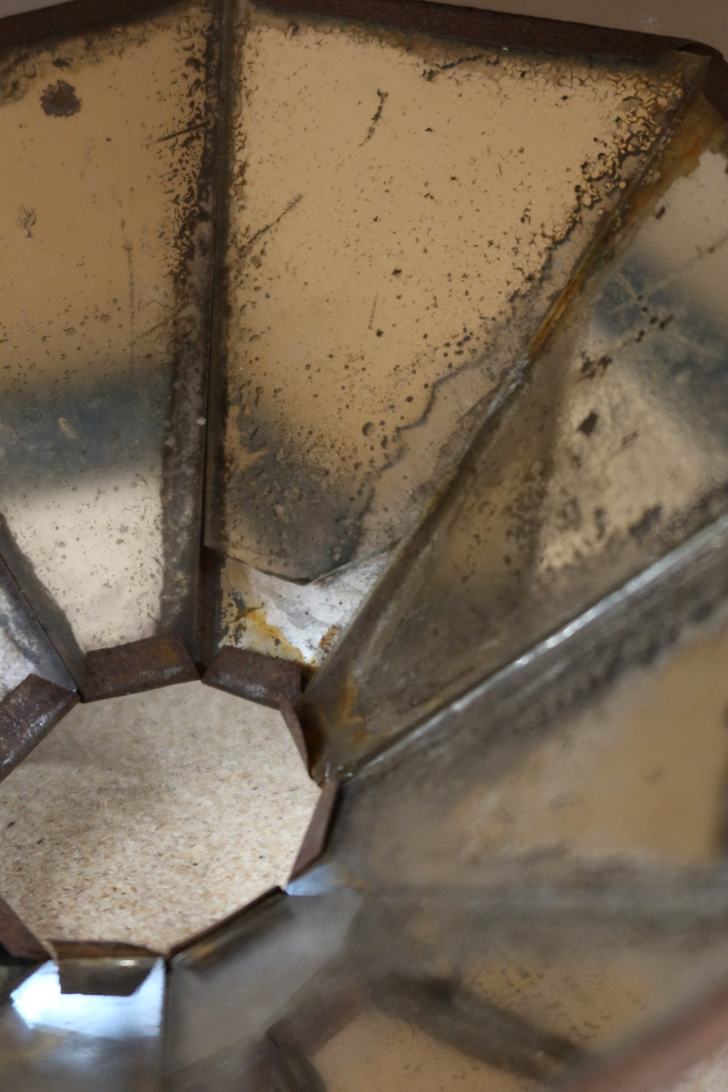 1940s Dutch Metal Table Lamp