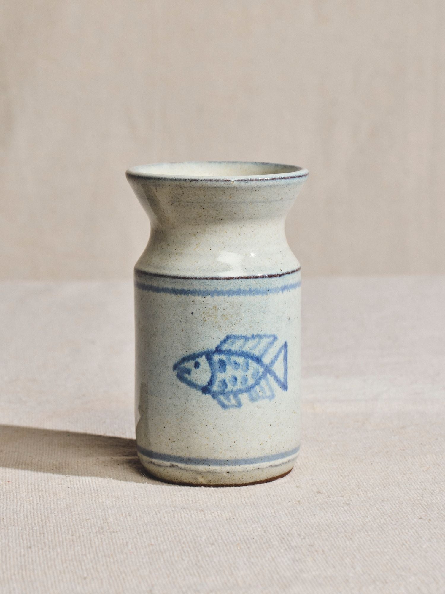 Hand Painted Fish Pitcher