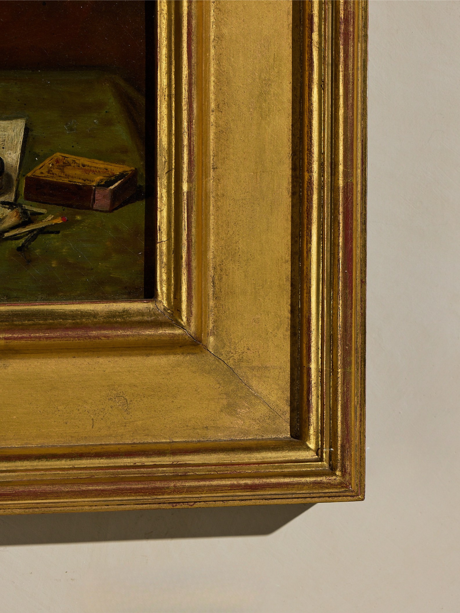 Tobacco and Writing Desk Still Life Painting By Peto