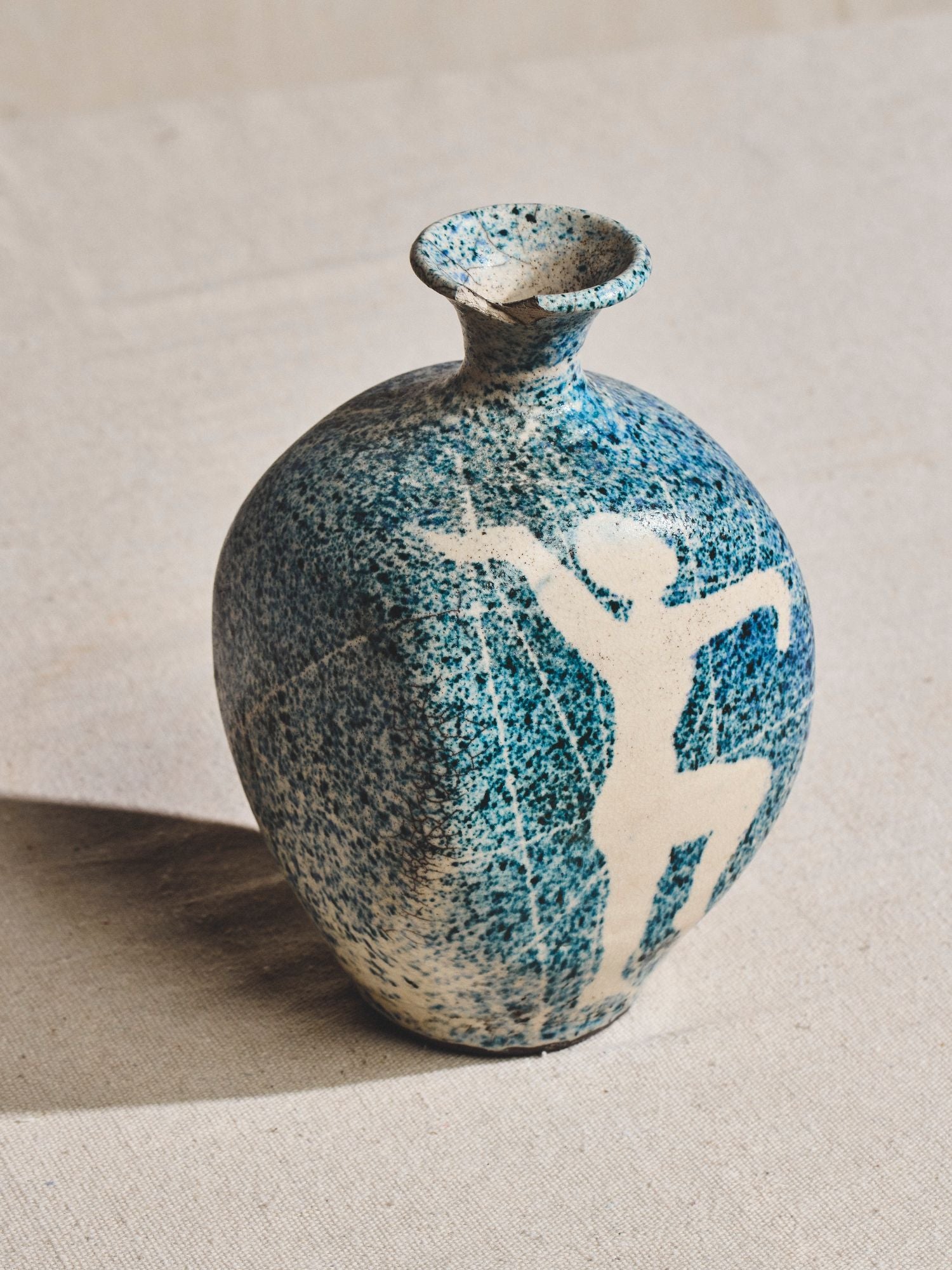 Blue and White Shadow Dancer Pottery