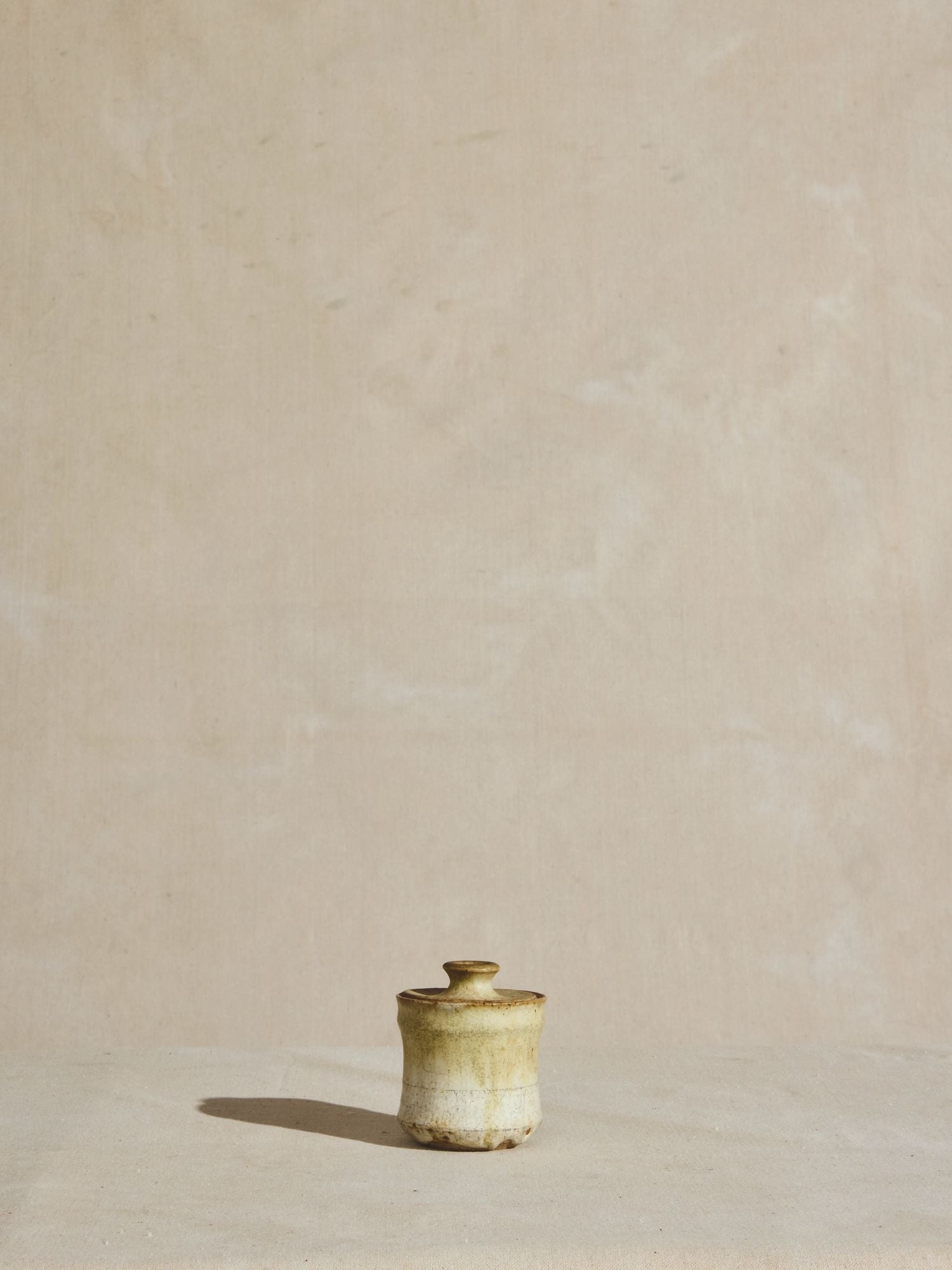 Glazed Ceramic Honeydip Pot