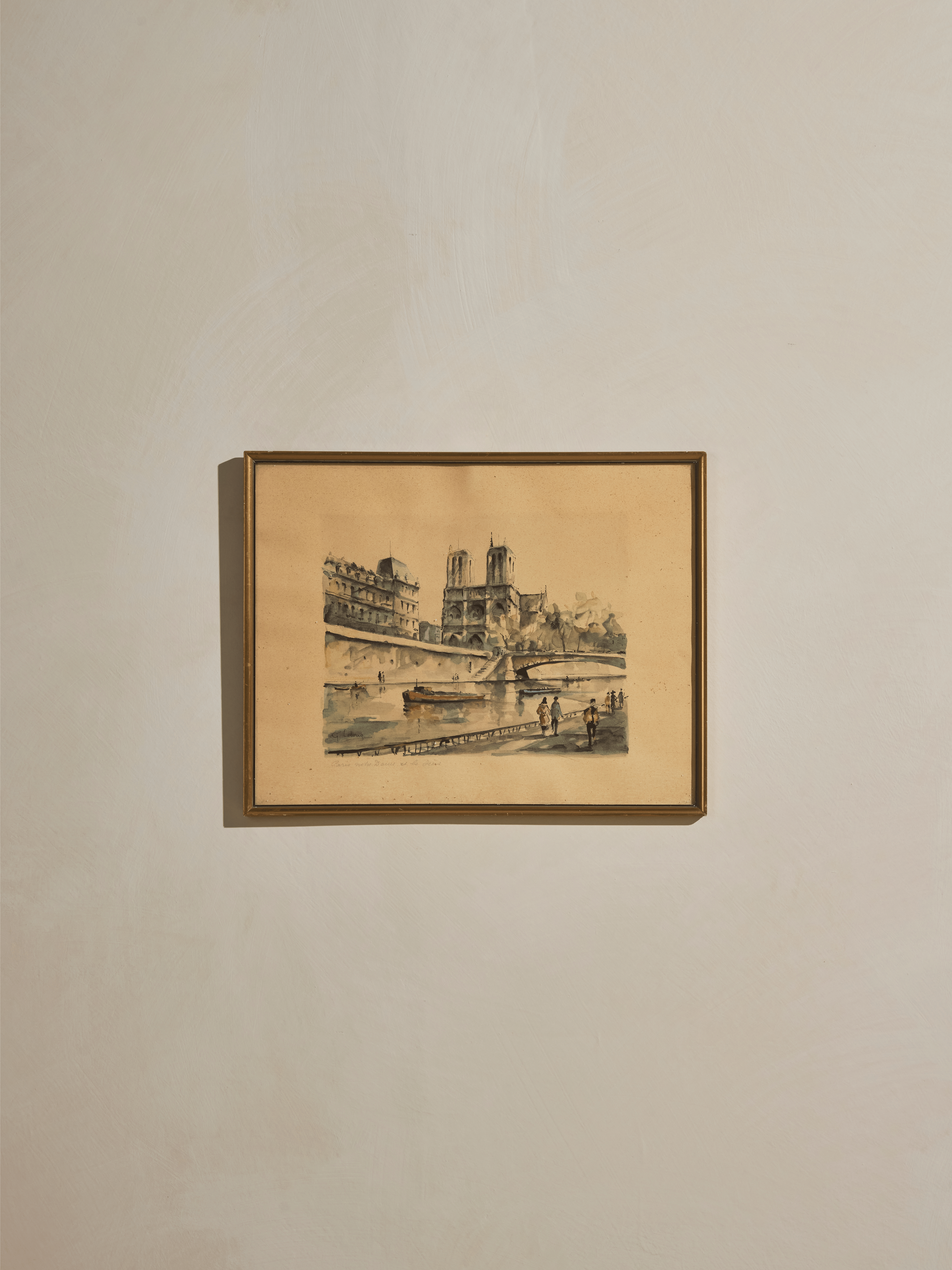 Notre Dame Paris Watercolor