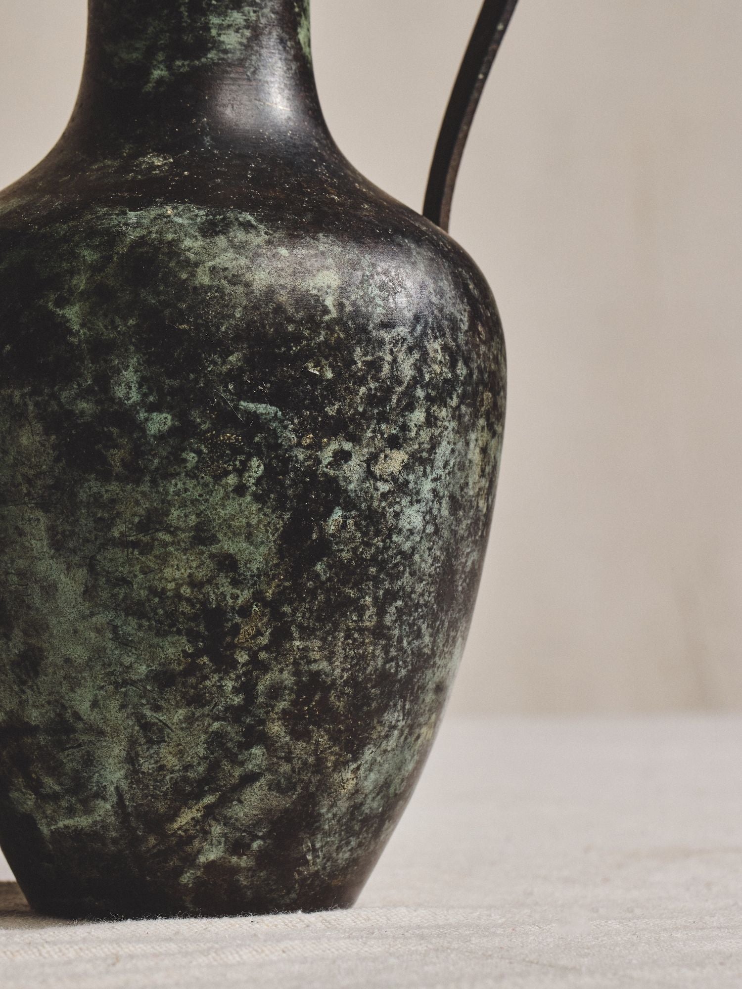 Verdigris Amphora Vase