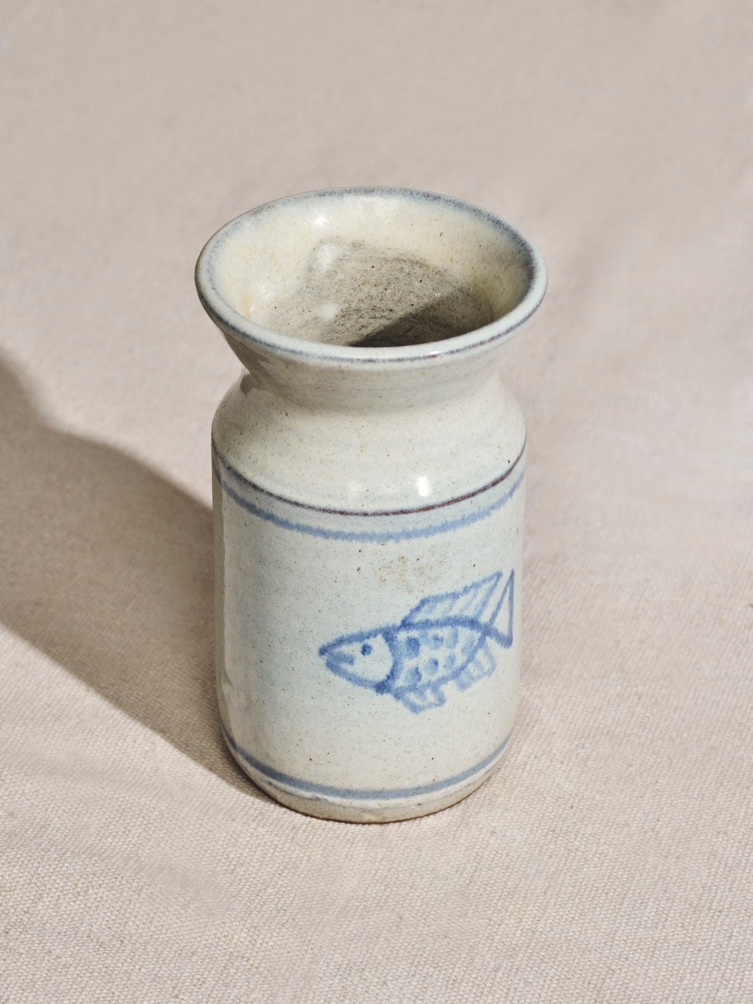 Hand Painted Fish Pitcher