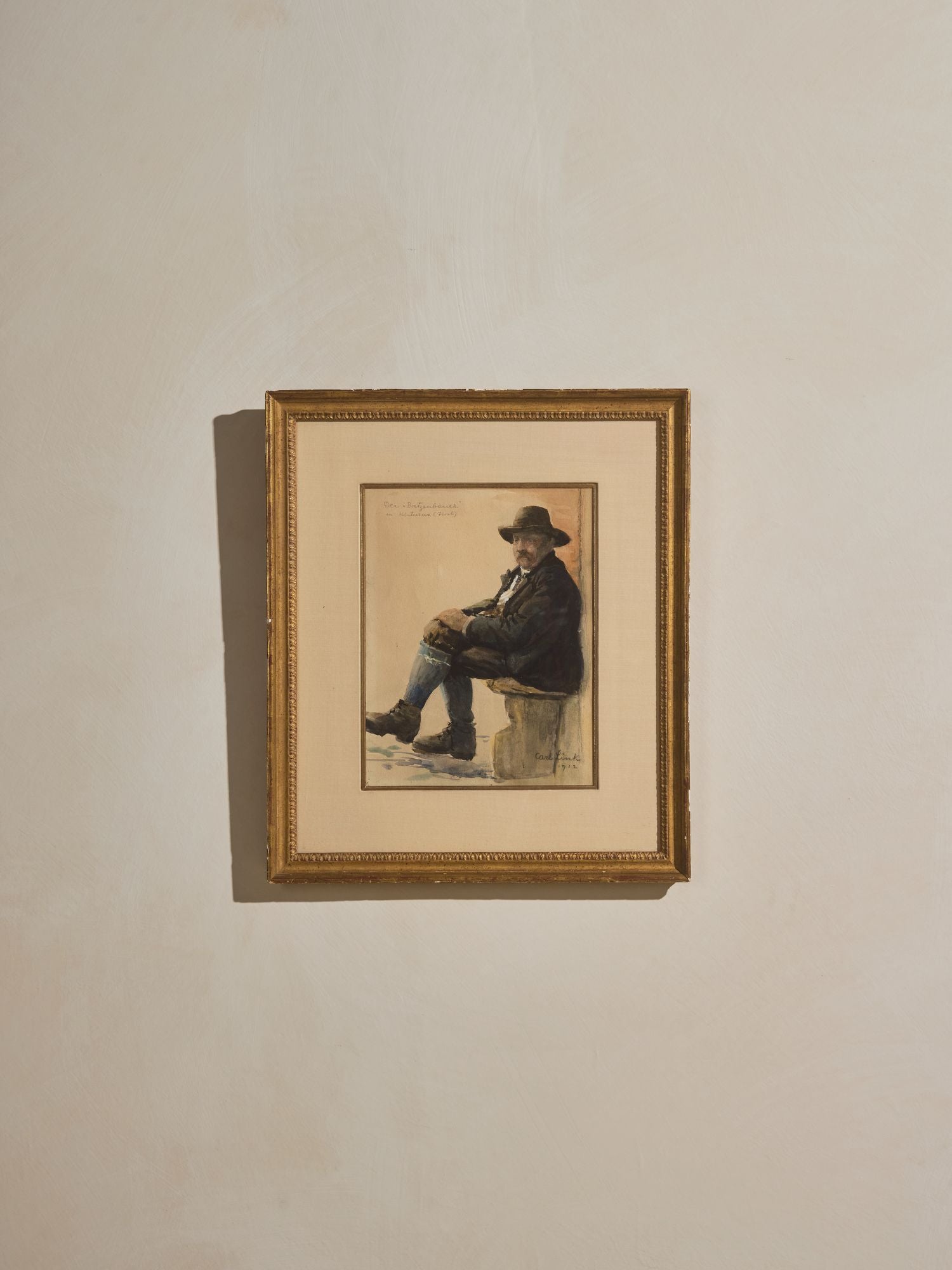 Der Batzeubauer in Hinterlux, 1912 — Carl Link