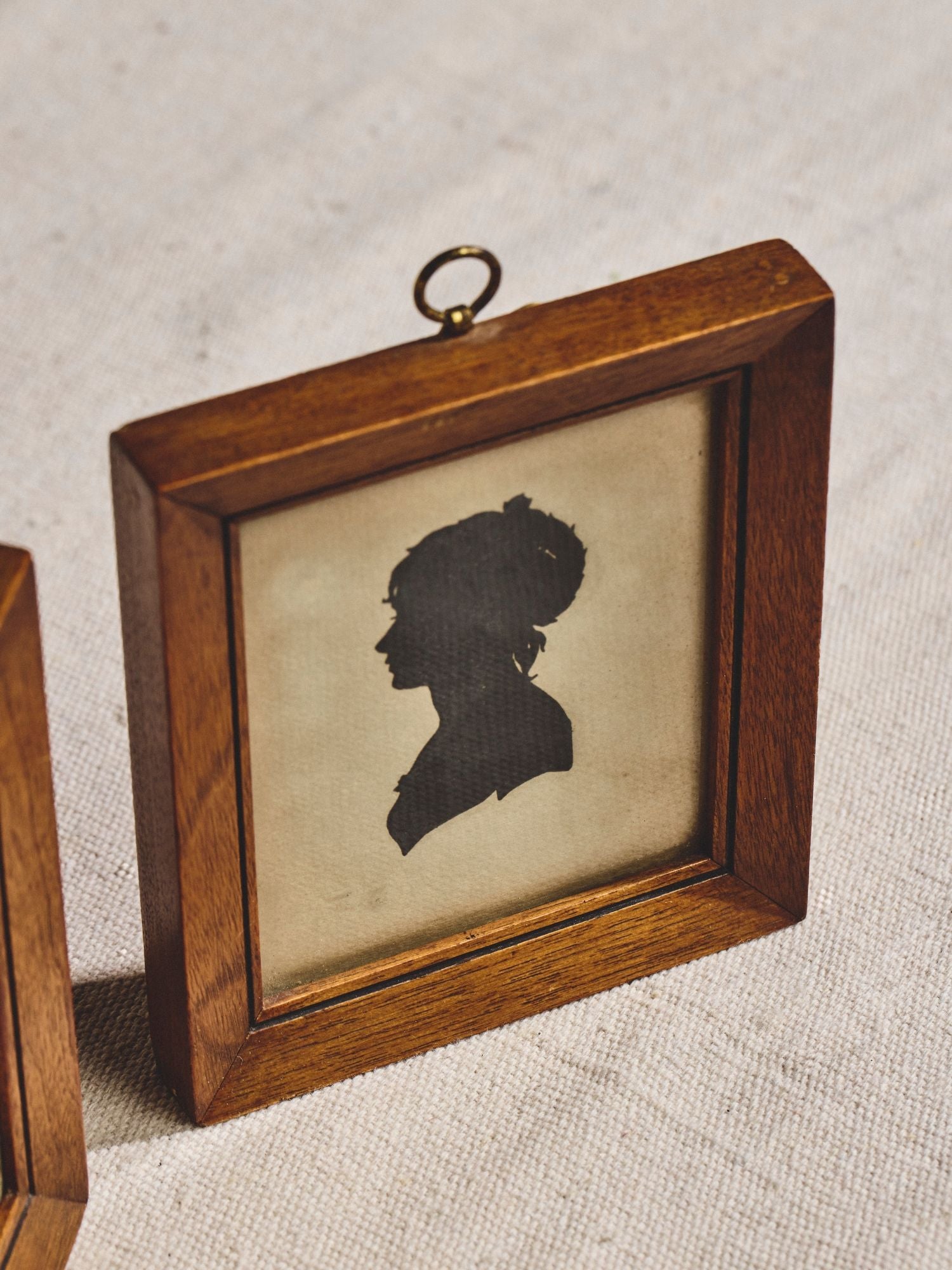 Pair of Silhouette Portraits