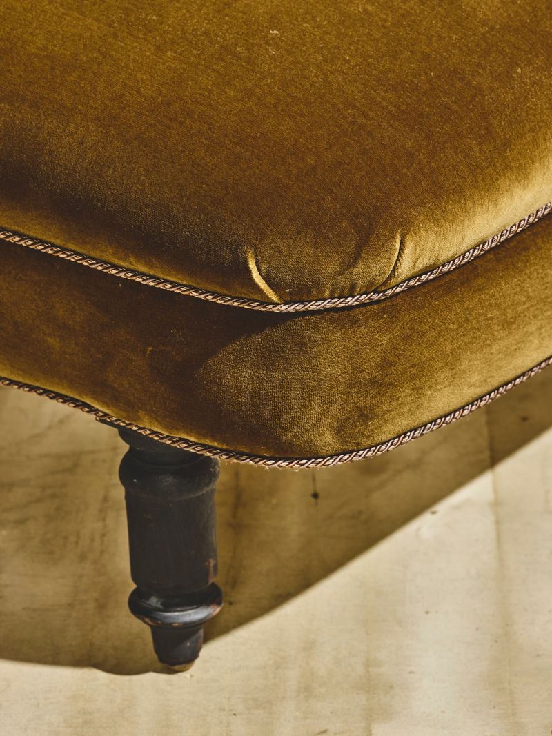 Velvet Chaise Lounge