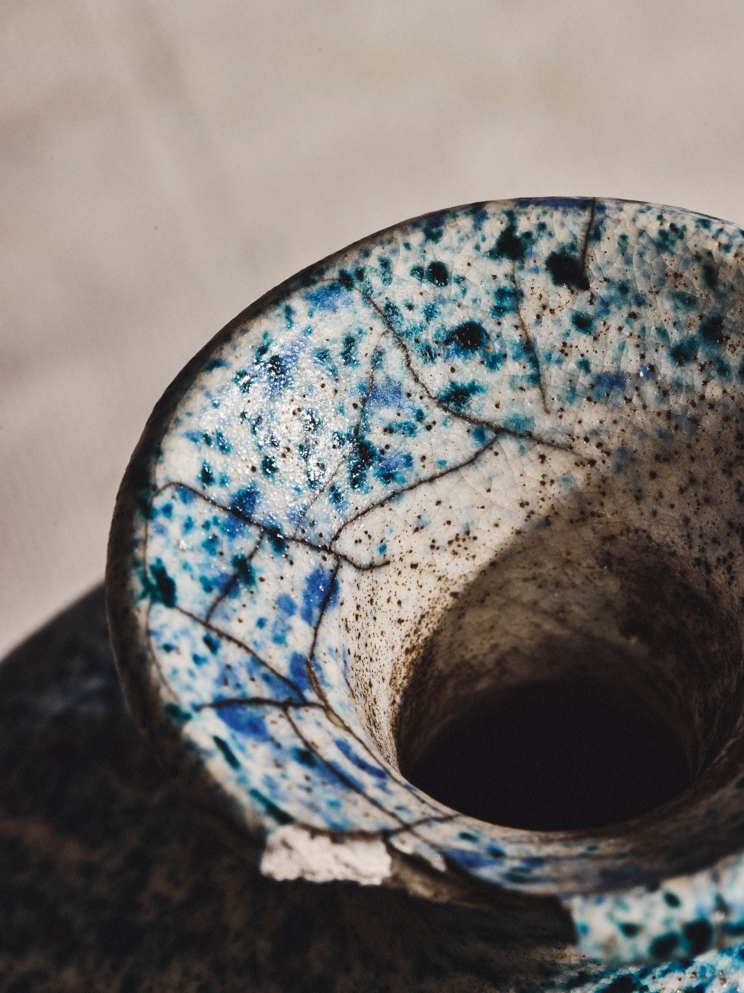 Blue and White Shadow Dancer Pottery