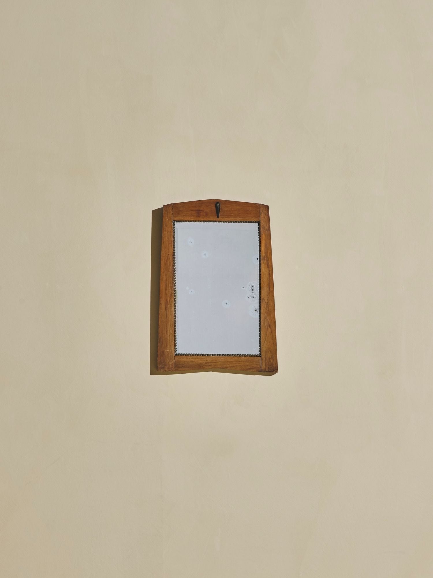 Vintage Oak Art Deco Mirror