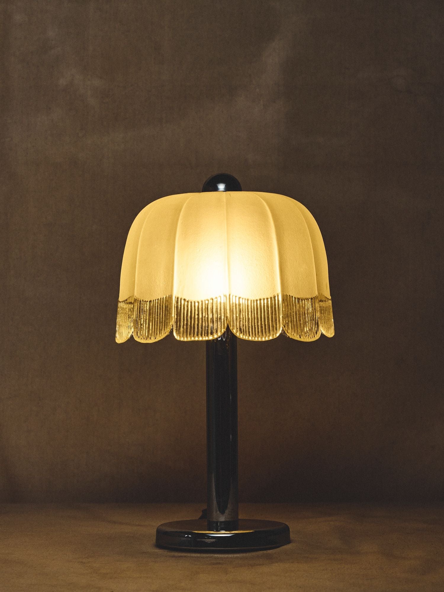 German Glass Lamp, 1950s–60s