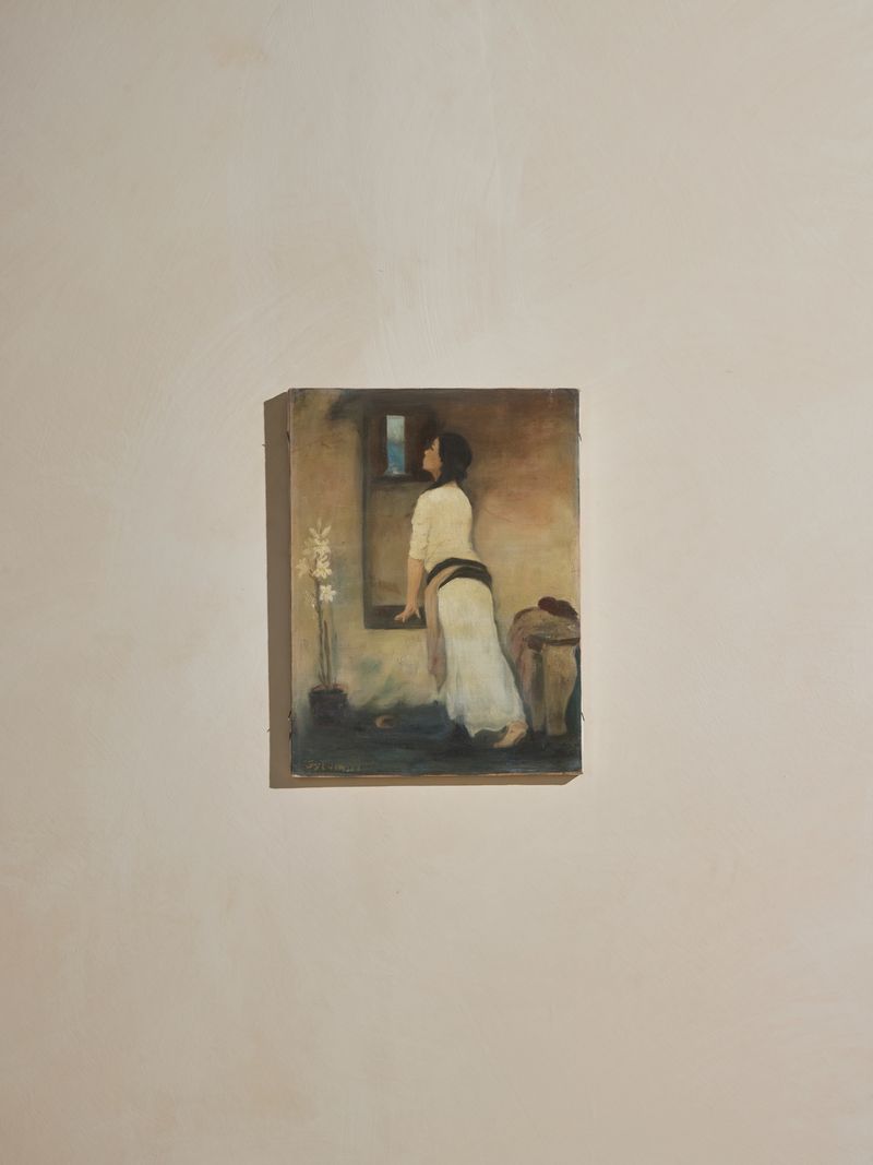 Signed Painting of Woman