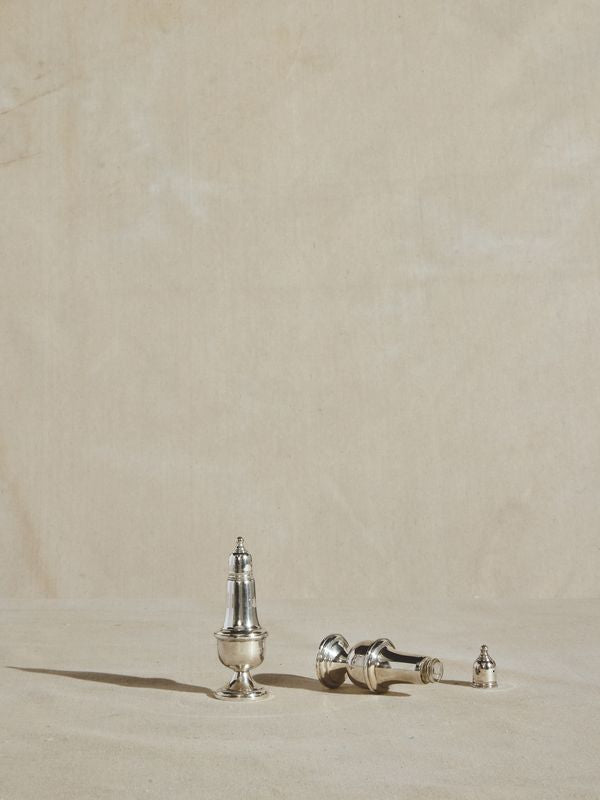 Silver Salt and Pepper Shakers