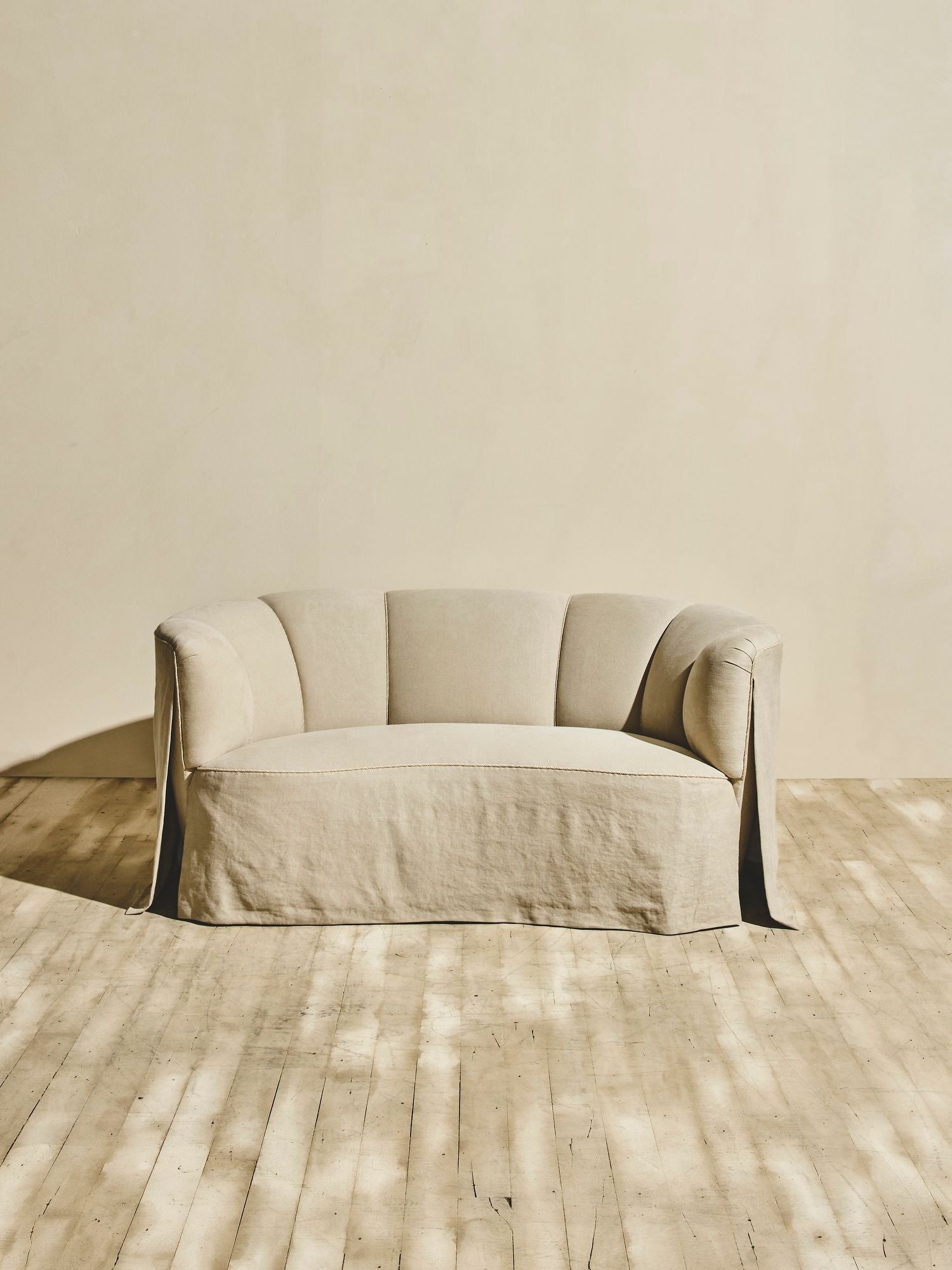 Danish Cabinetmaker Sofa with Slipcovered Cape