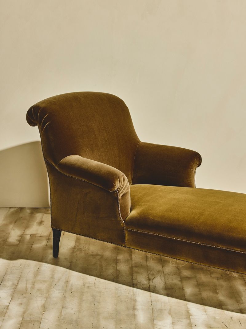 Velvet Chaise Lounge