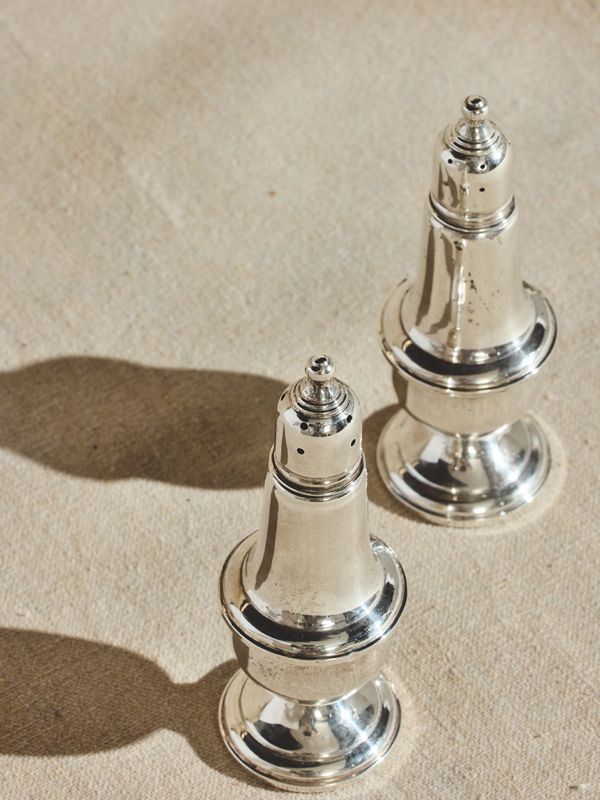 Silver Salt and Pepper Shakers
